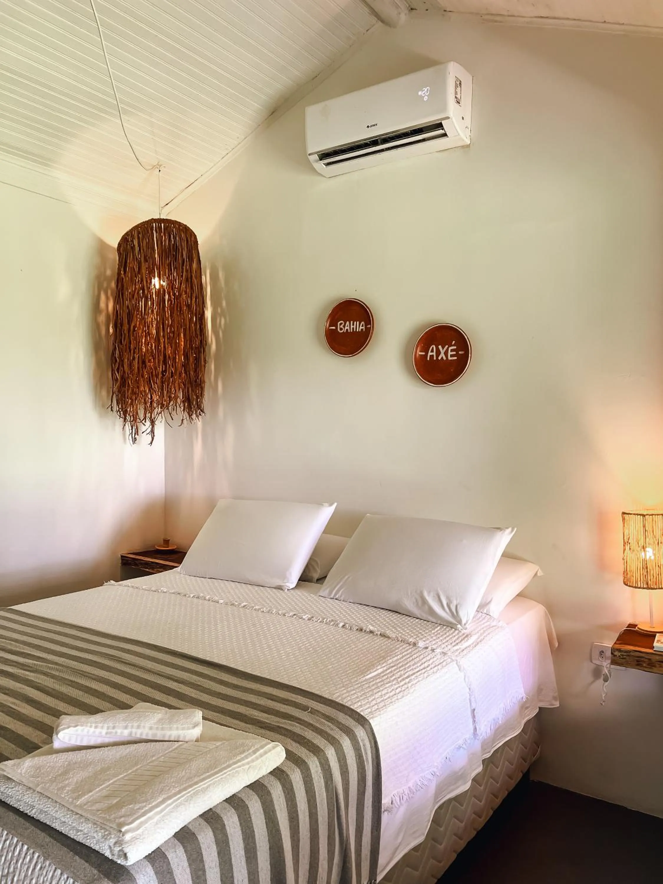 Bed in Pousada Quintal Caraíva