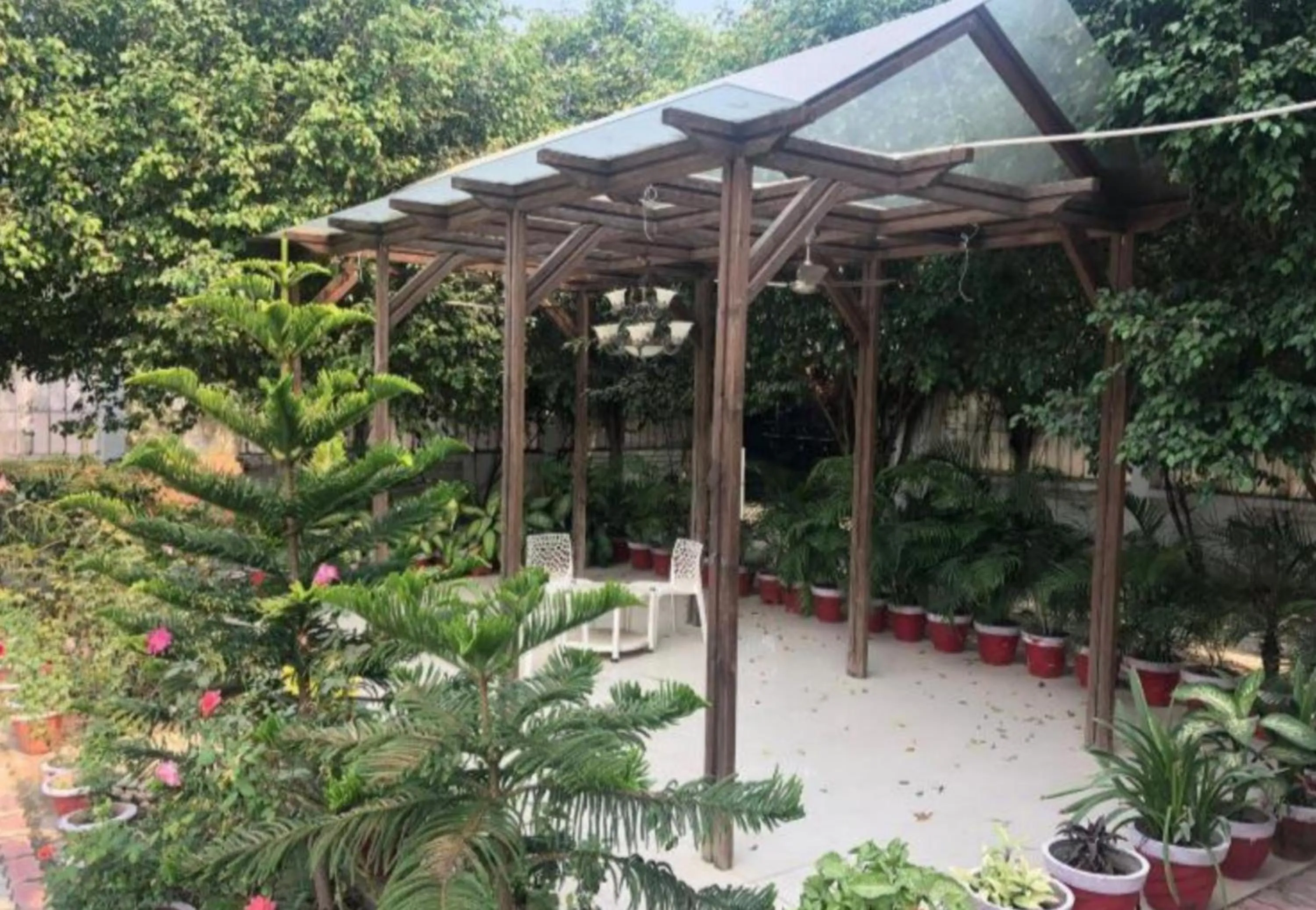 Patio in IIDM Eco Resort