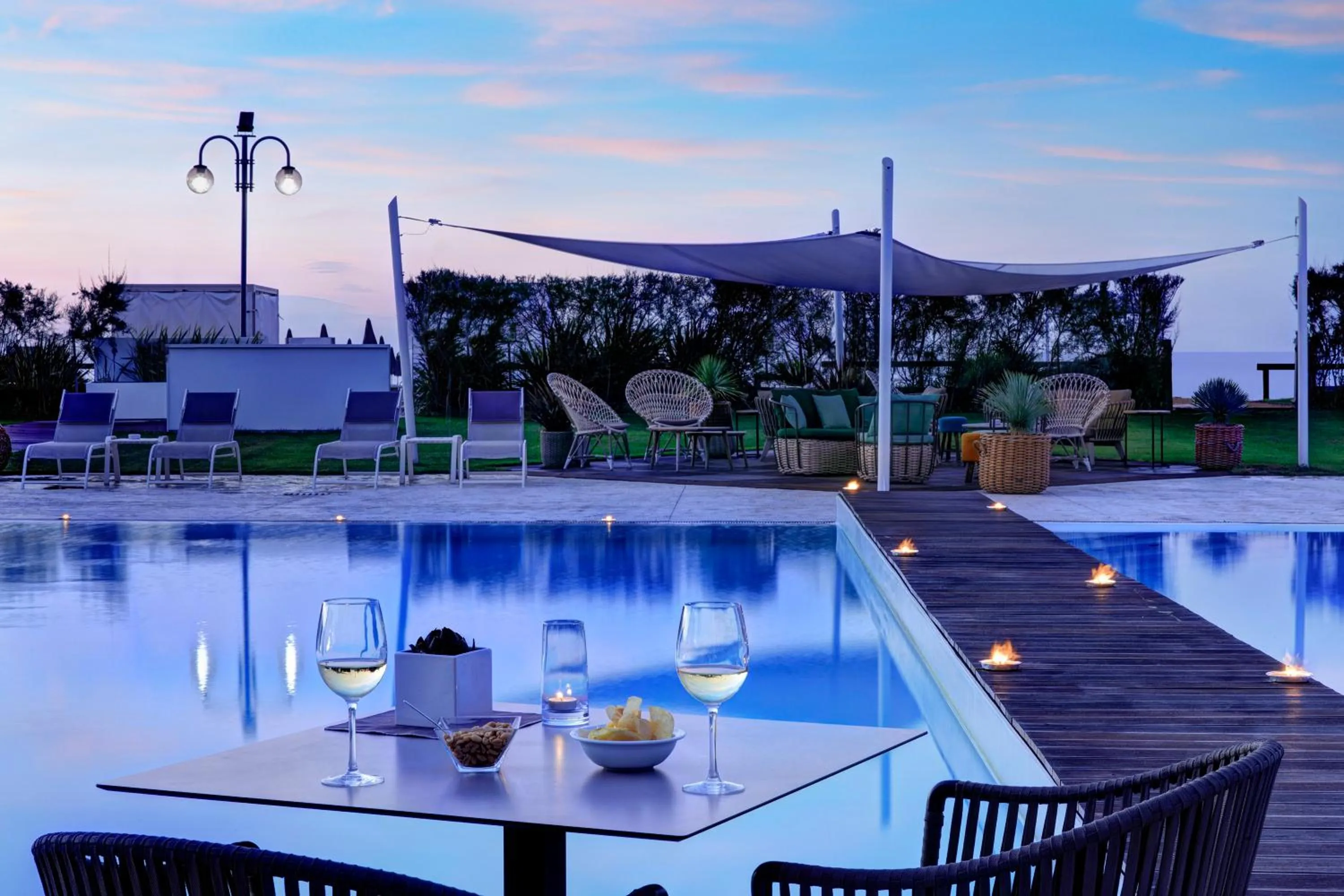 Pool view in Adriatic Palace Hotel