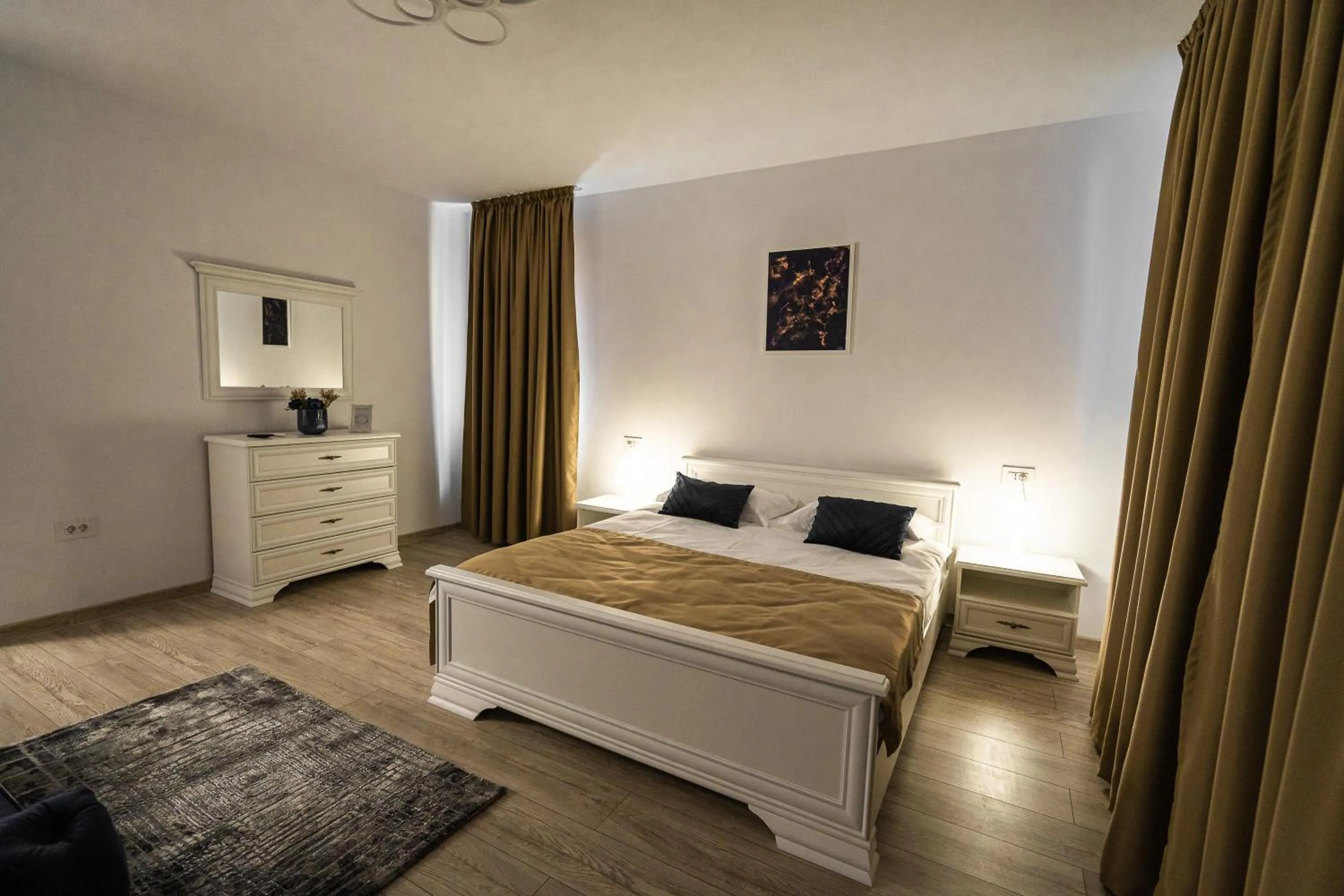 Bed in Armada Aparthotel