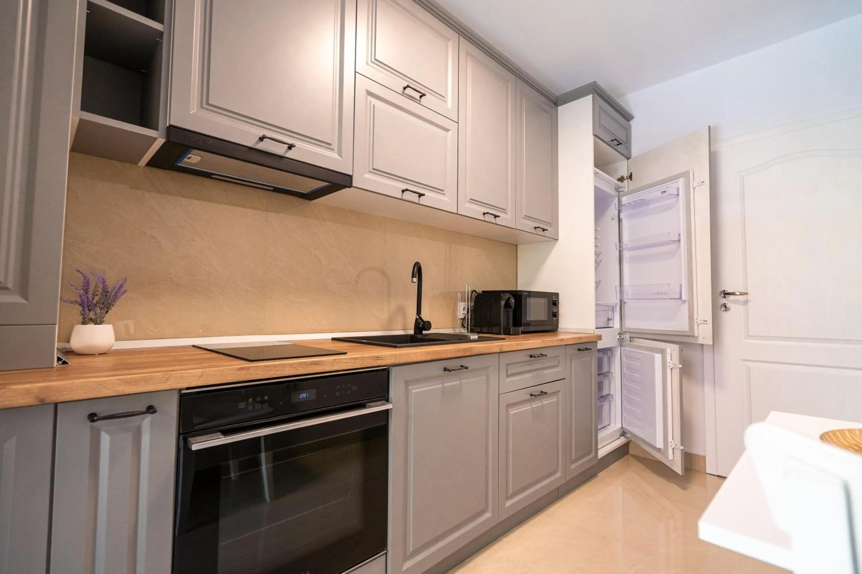 Kitchen or kitchenette in Armada Aparthotel