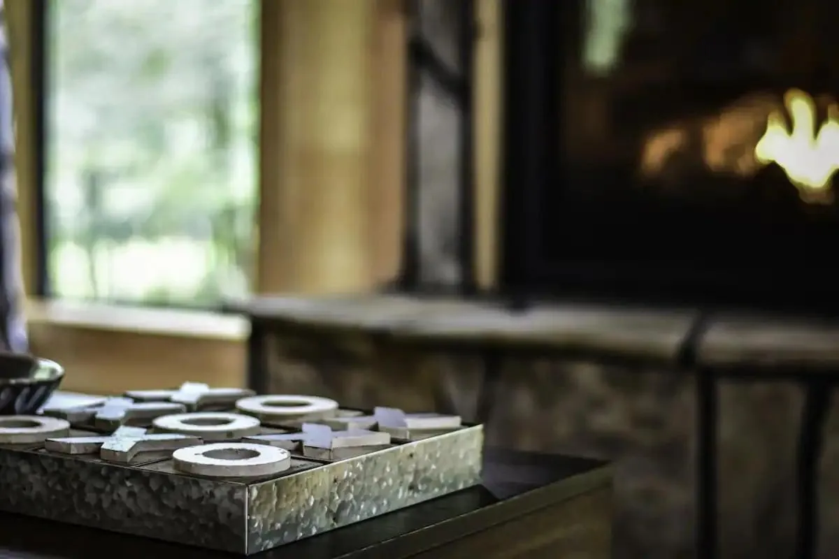 Gorgeous Idyllic Cabin w Hot Tub and Fire Pit Quittin Time is Secluded Romantic Oasis w Luxury Bathroom Double Shower and Bathtub Foosball Table