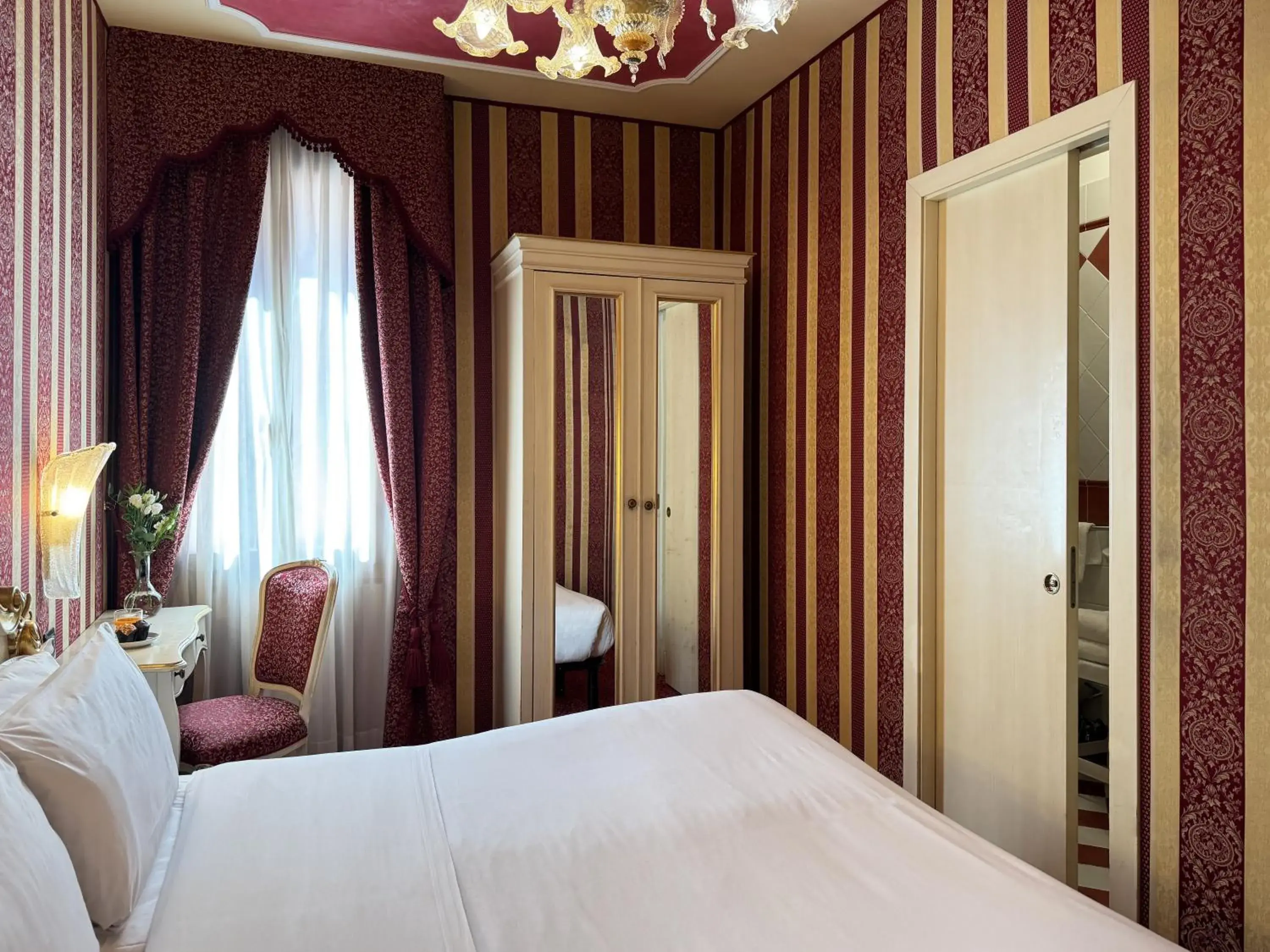 Bed in Hotel Alcyone Bed in Hotel Alcyone