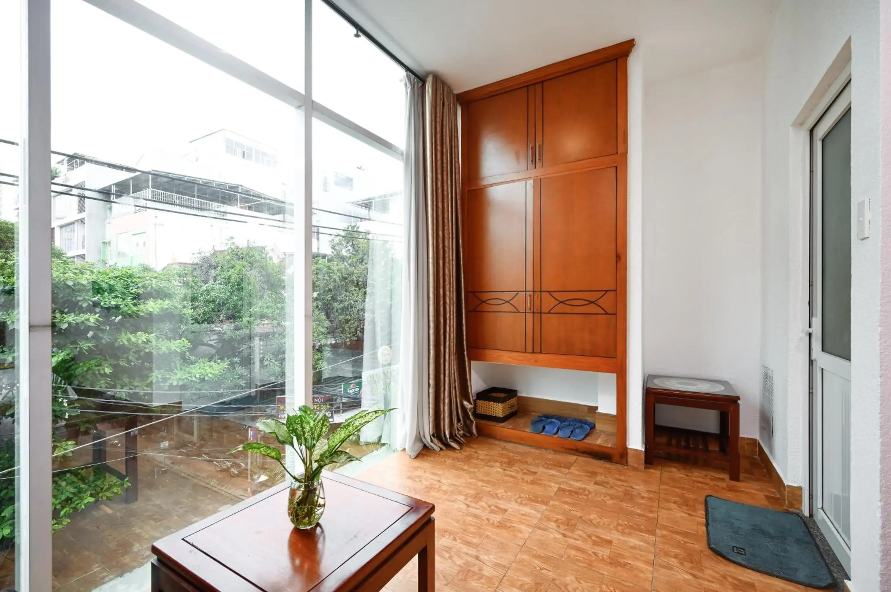 City view in Queen Hotel Saigon Airport City view in Queen Hotel Saigon Airport