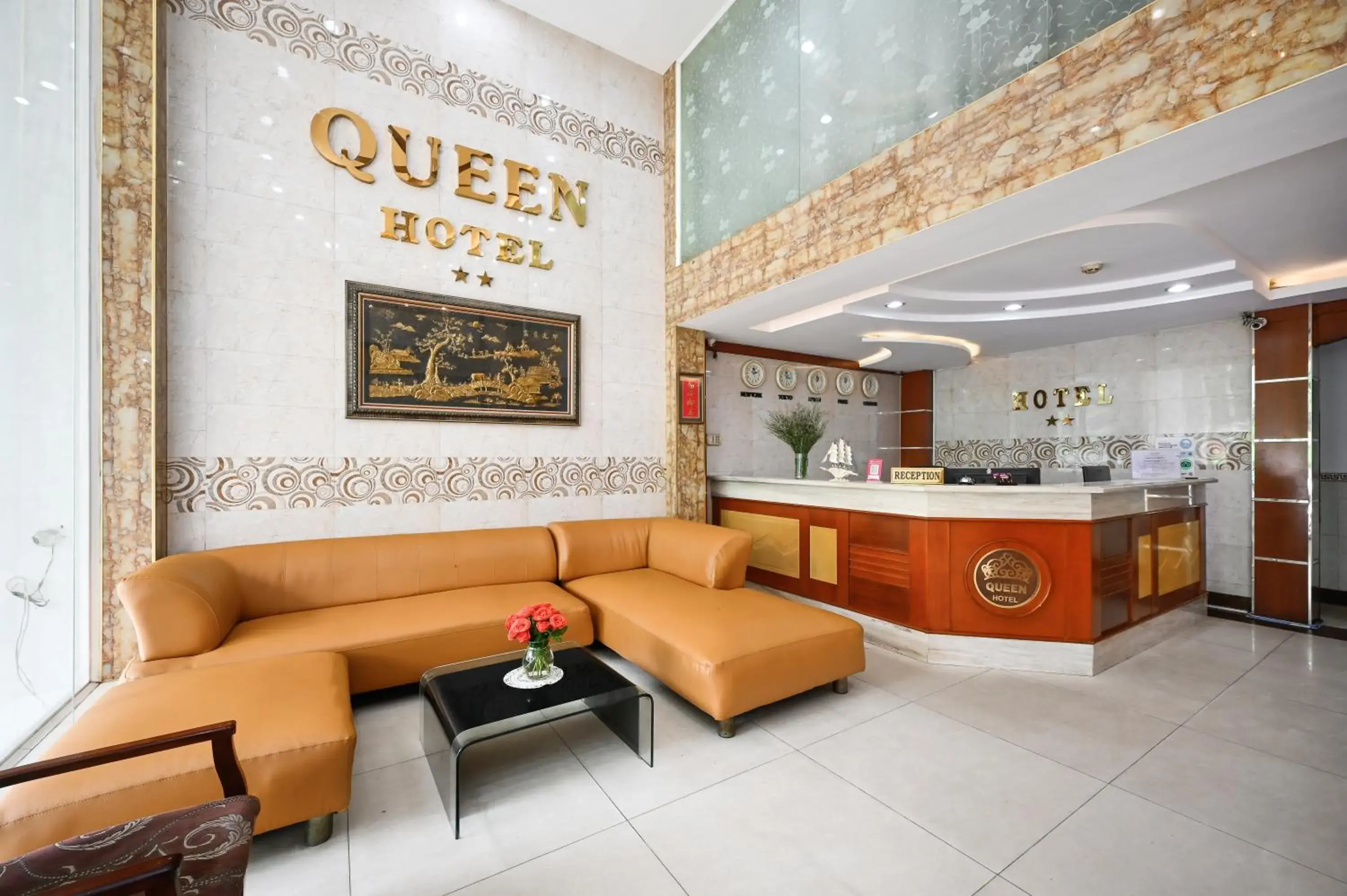 Lobby or reception in Queen Hotel Saigon Airport Lobby or reception in Queen Hotel Saigon Airport