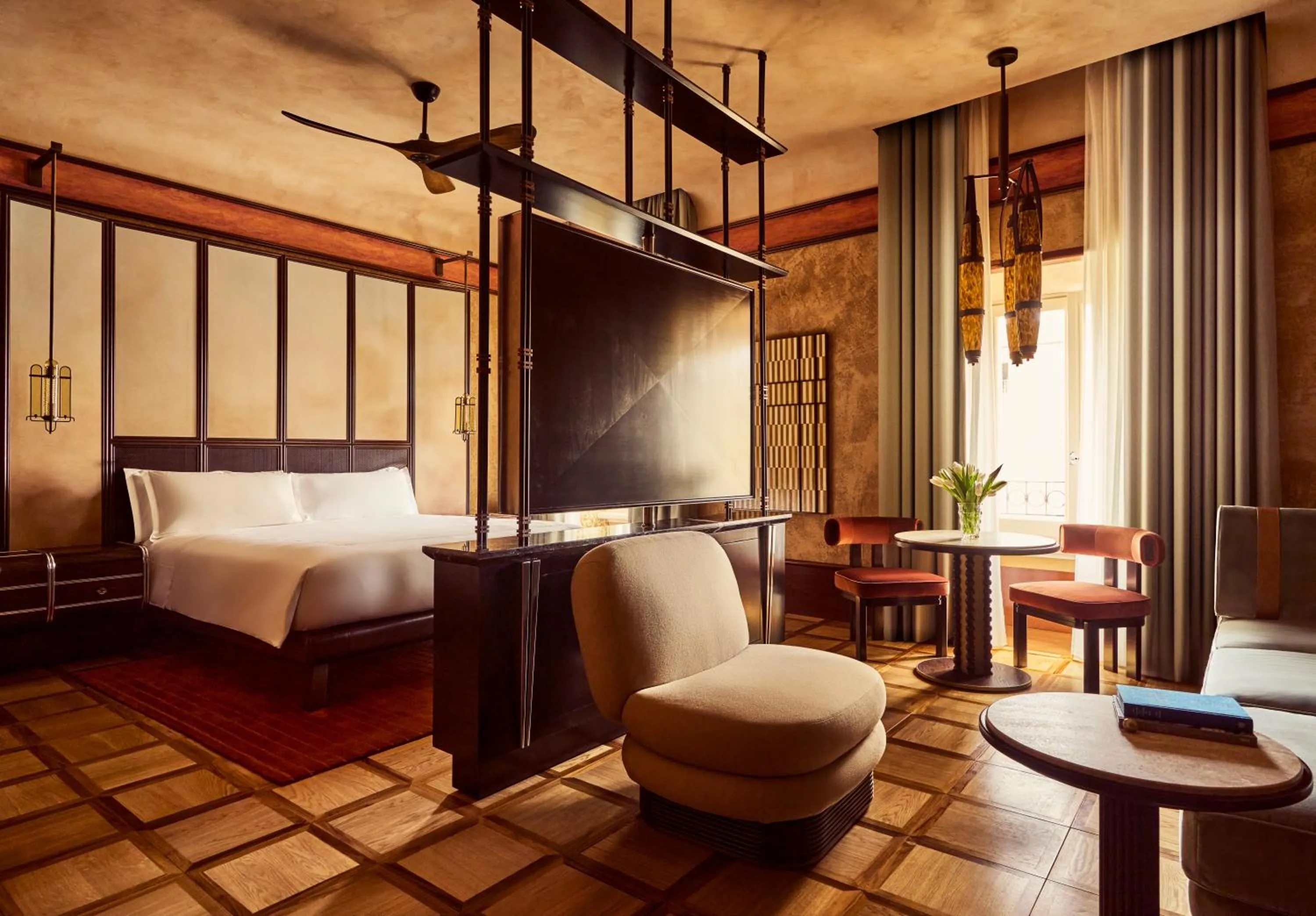 Bedroom, Bed in Orient Express La Minerva