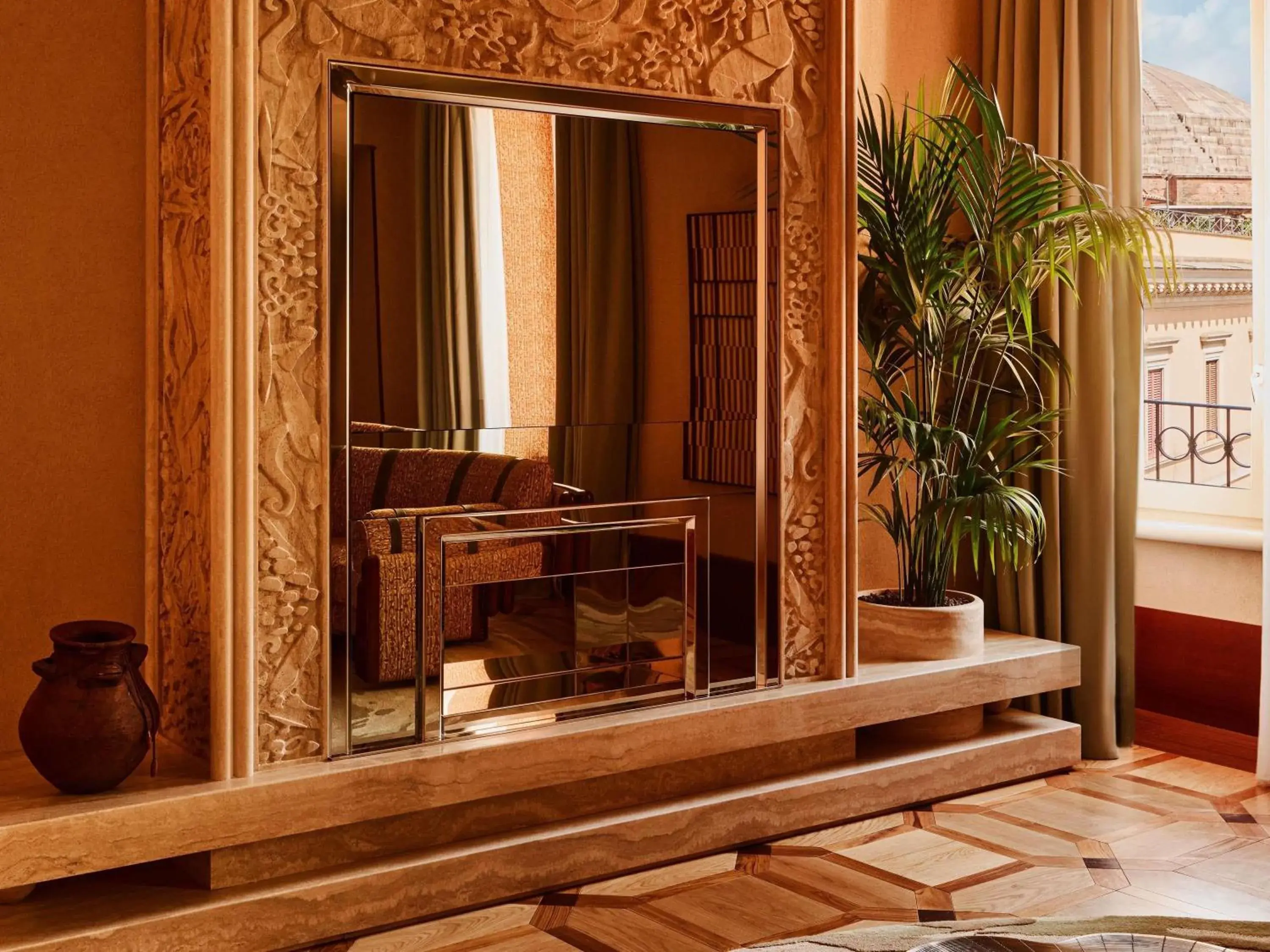 Bedroom in Orient Express La Minerva Bedroom in Orient Express La Minerva