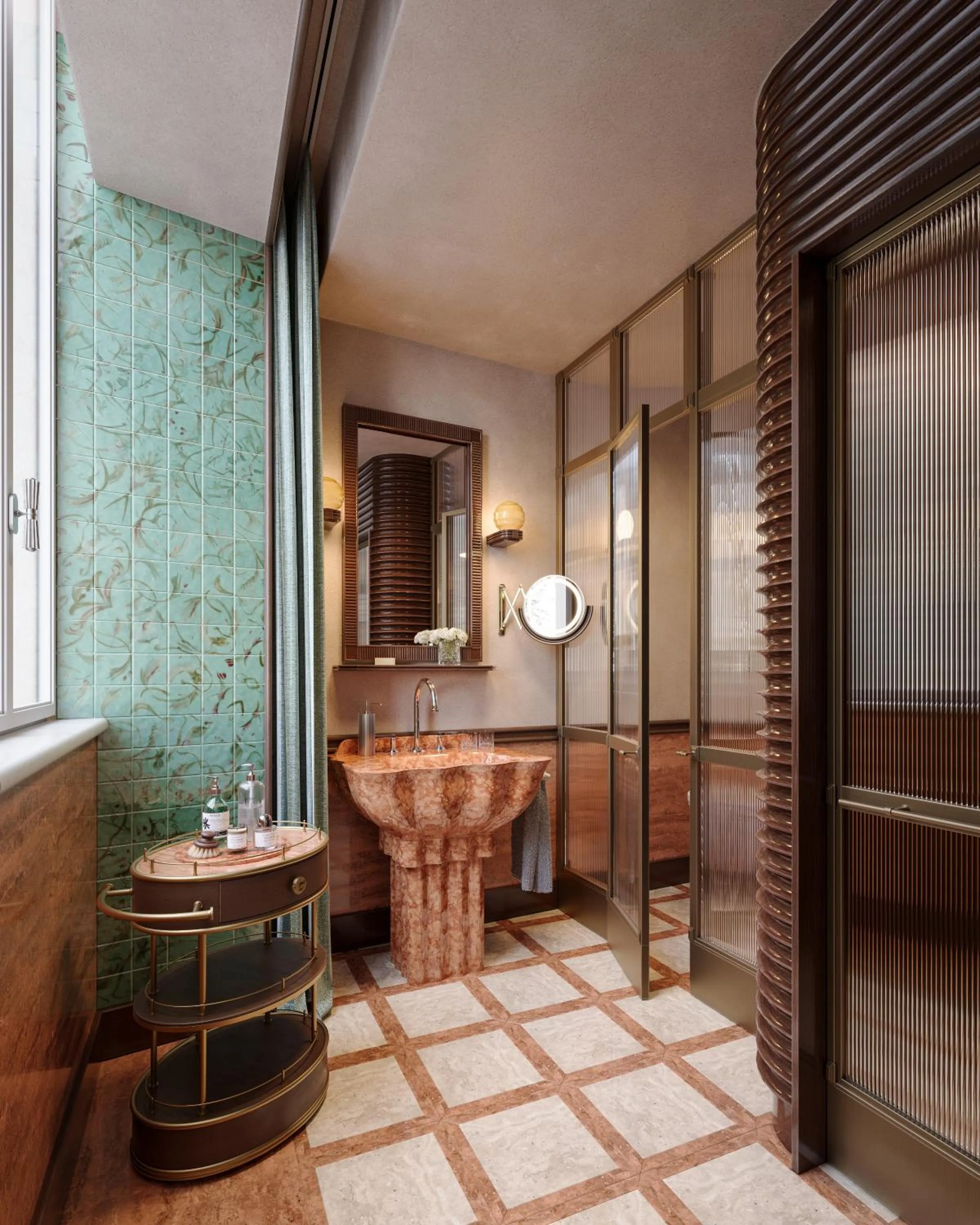 Bathroom in Orient Express La Minerva