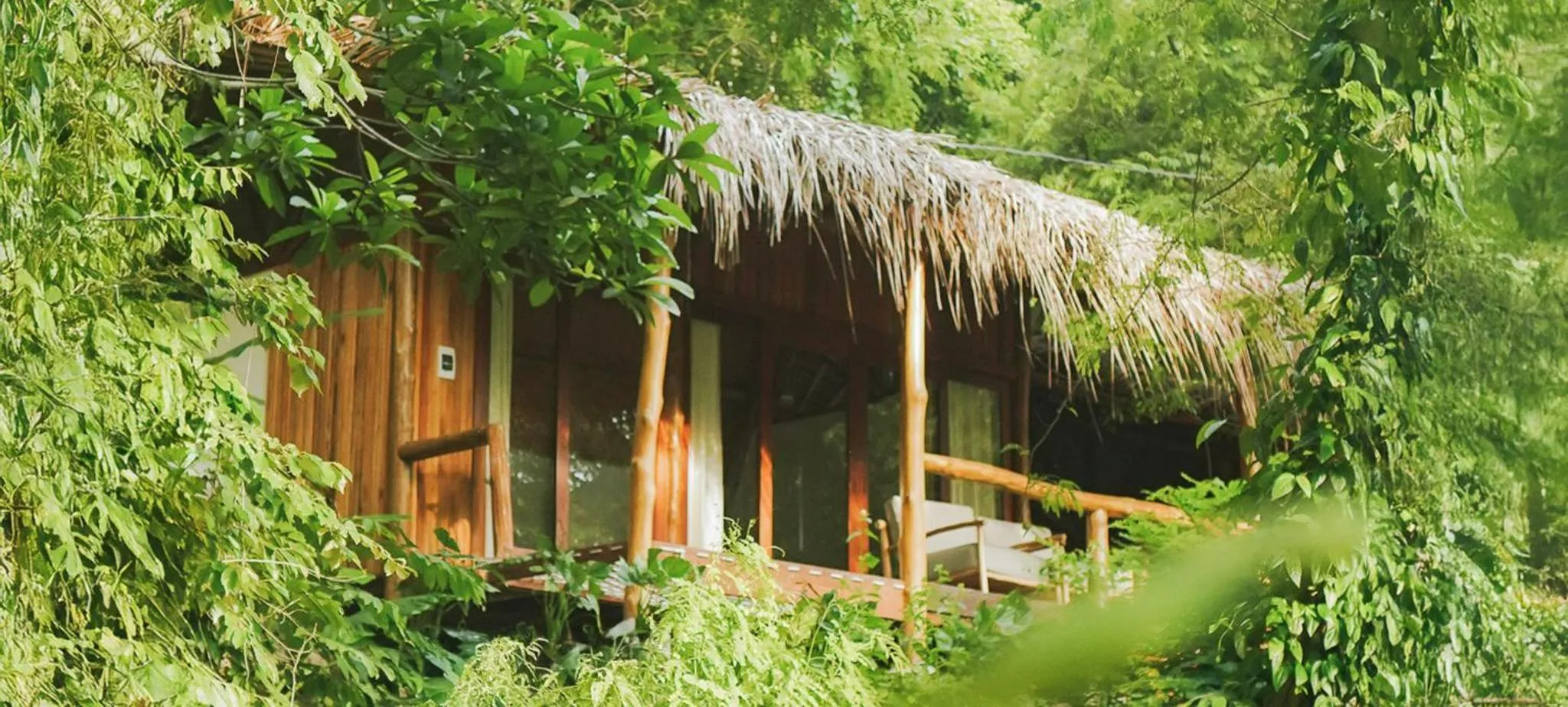 Garden view in Kirana Retreat - Beach Front Resort