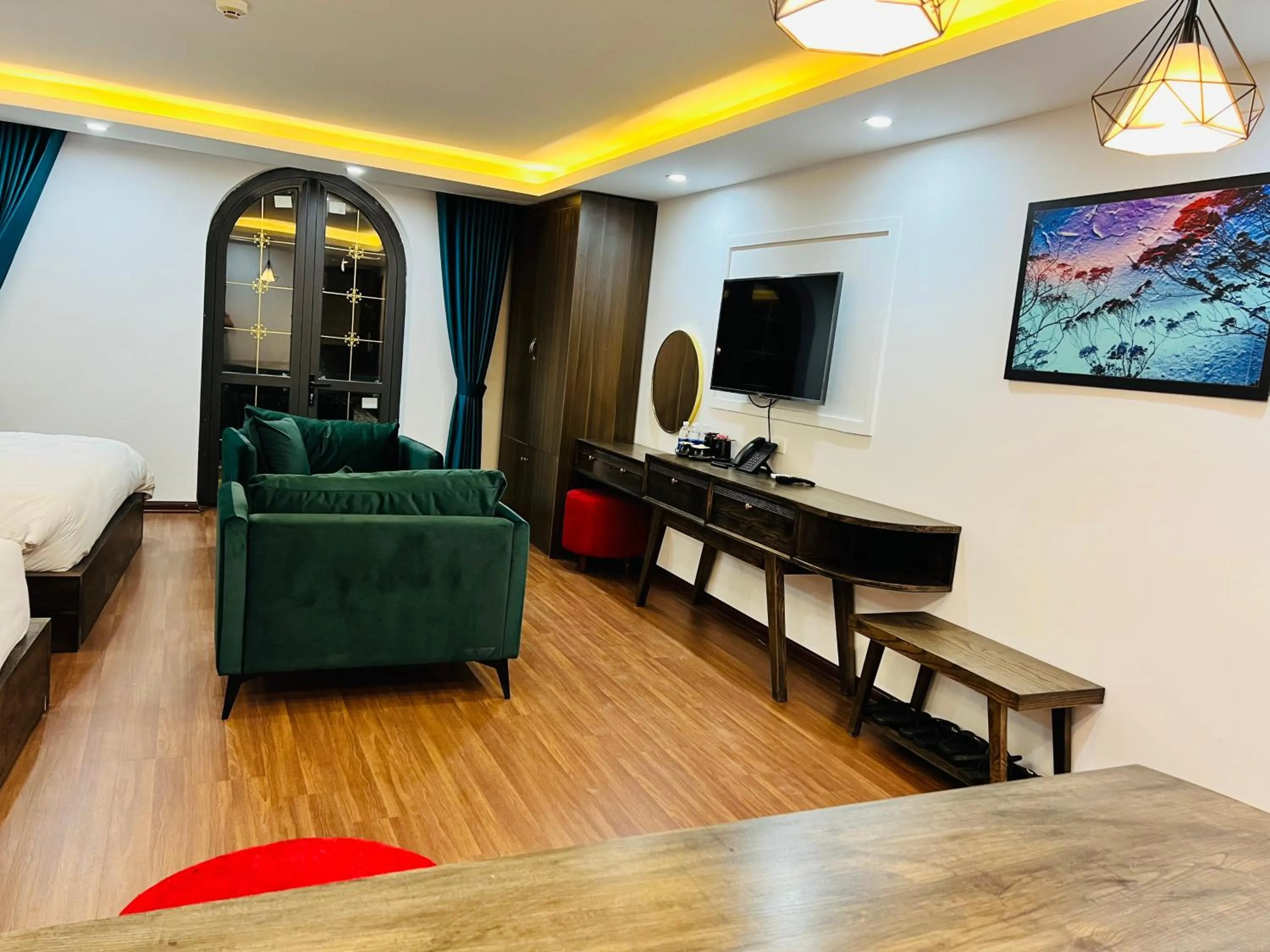 Seating area in Sapa Grand Hills Hotel Apartments