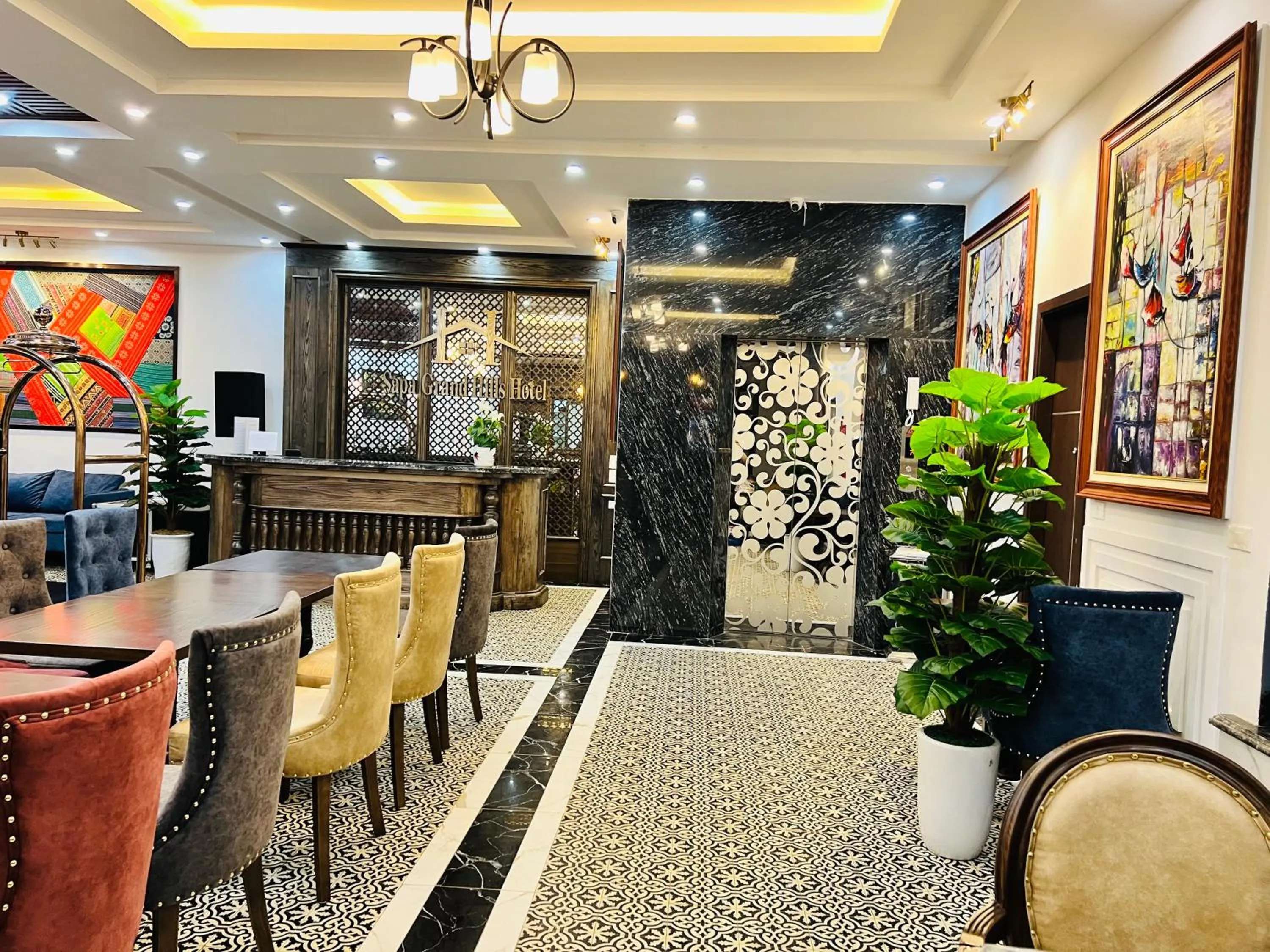 Lobby or reception in Sapa Grand Hills Hotel Apartments