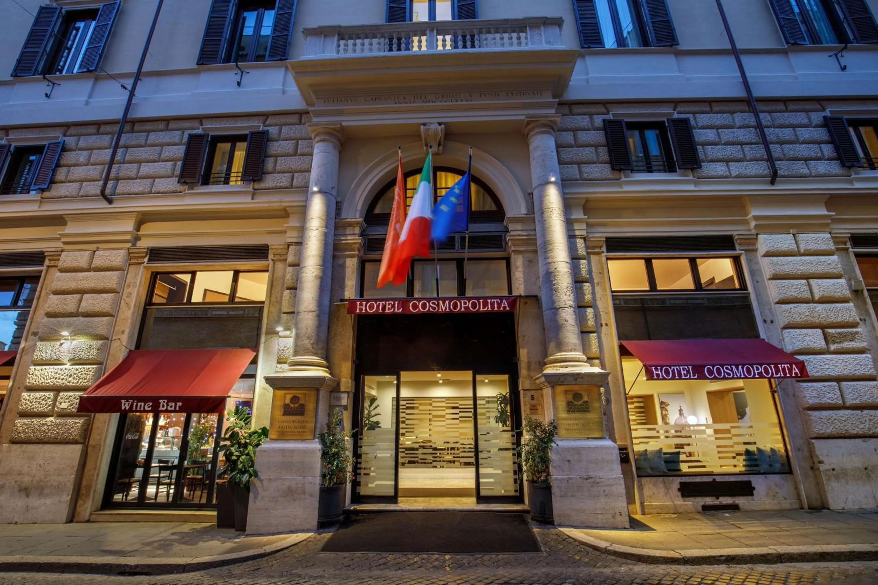 Property building in Cosmopolita Hotel Rome, Tapestry Collection by Hilton
