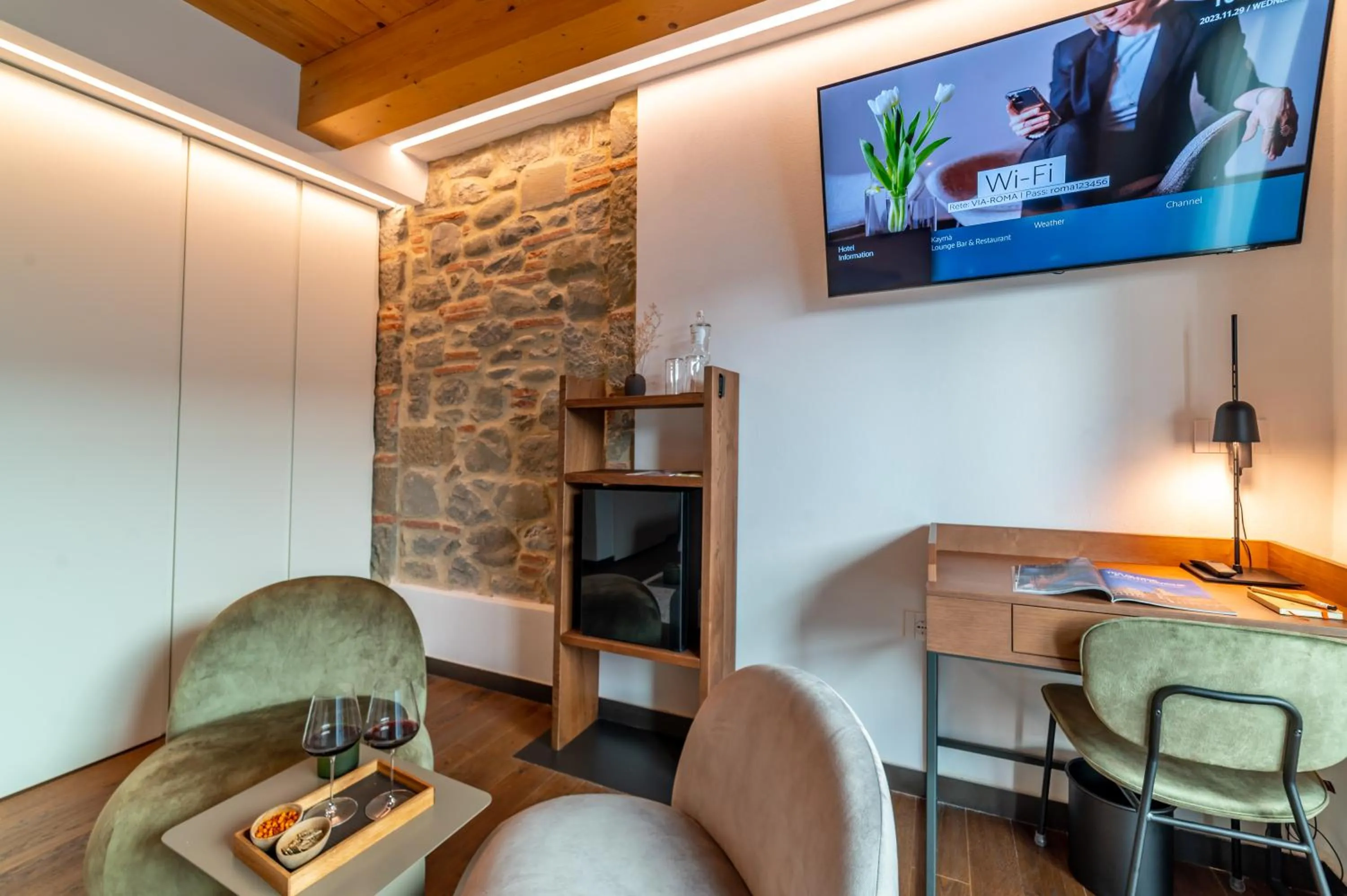 Living room in Via Roma 33 Tuscany Boutique Hotel & Spa - Adults Only