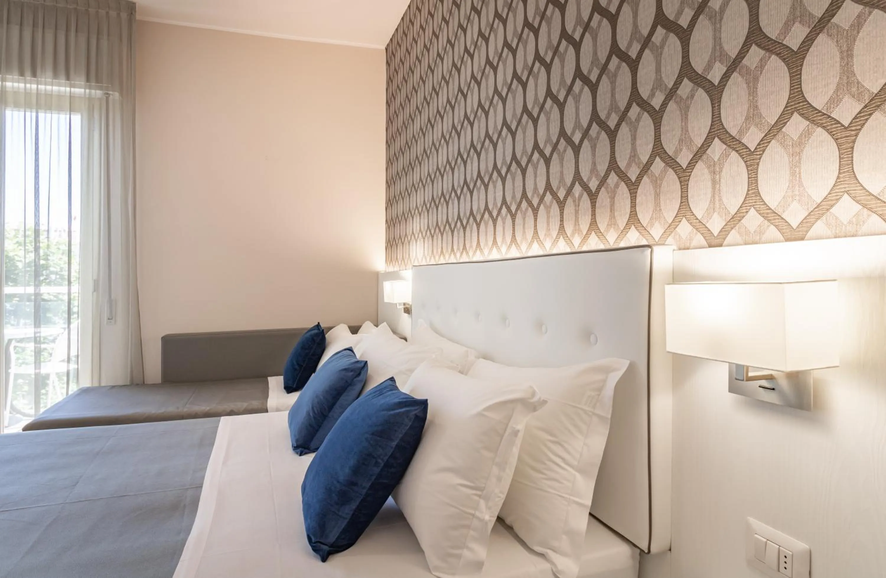 Bed in Hotel Biancamano