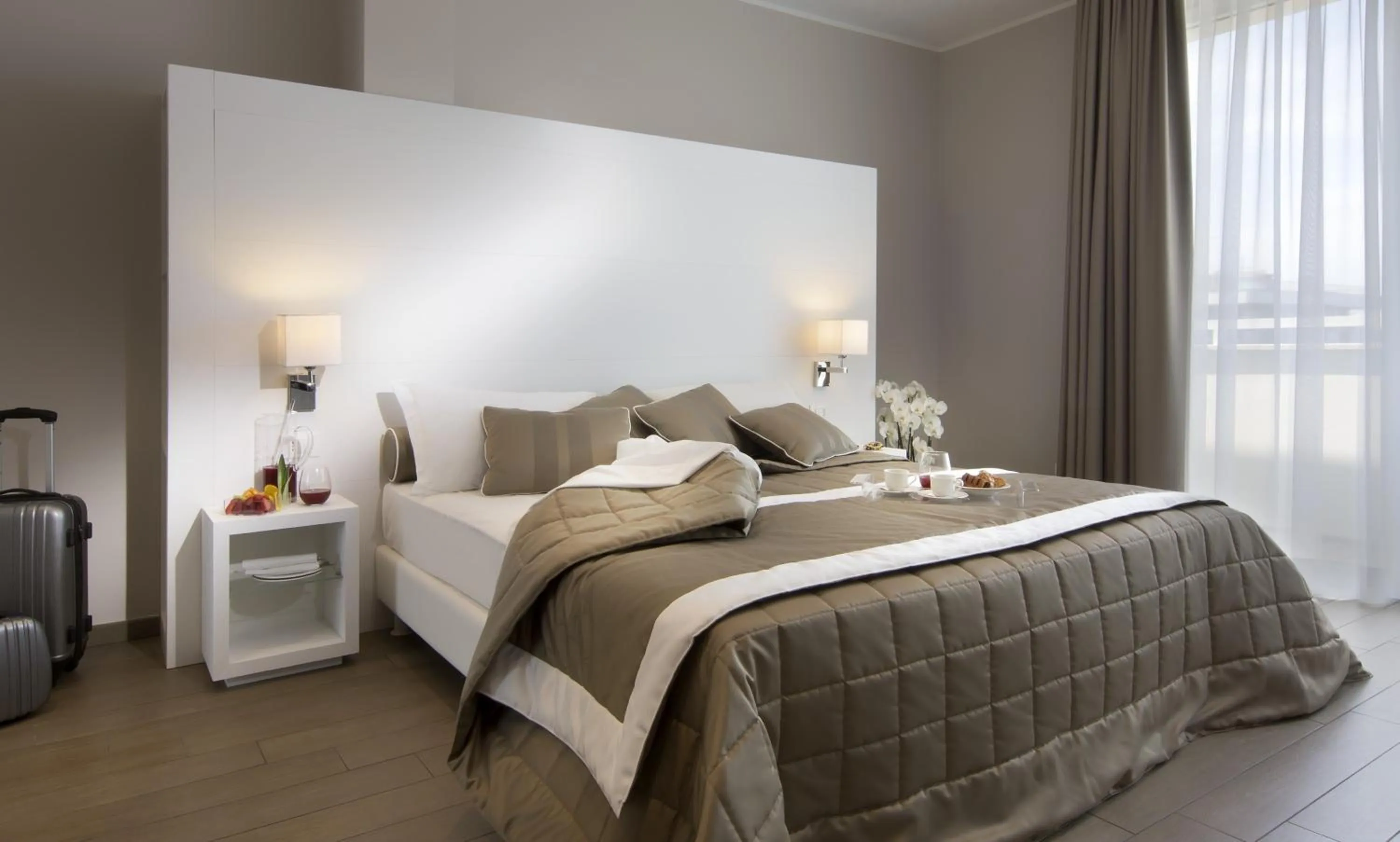 Bedroom, Bed in Hotel Biancamano