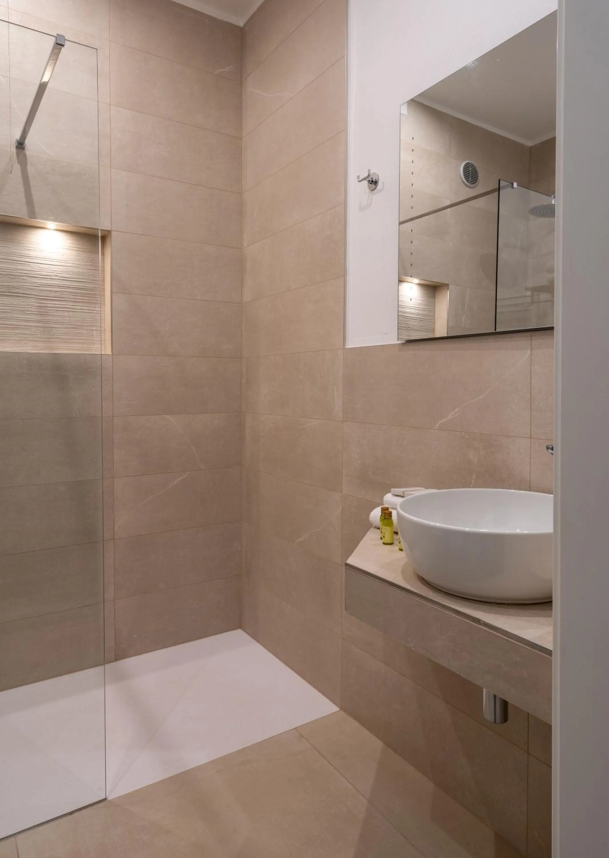 Shower in Hotel Biancamano