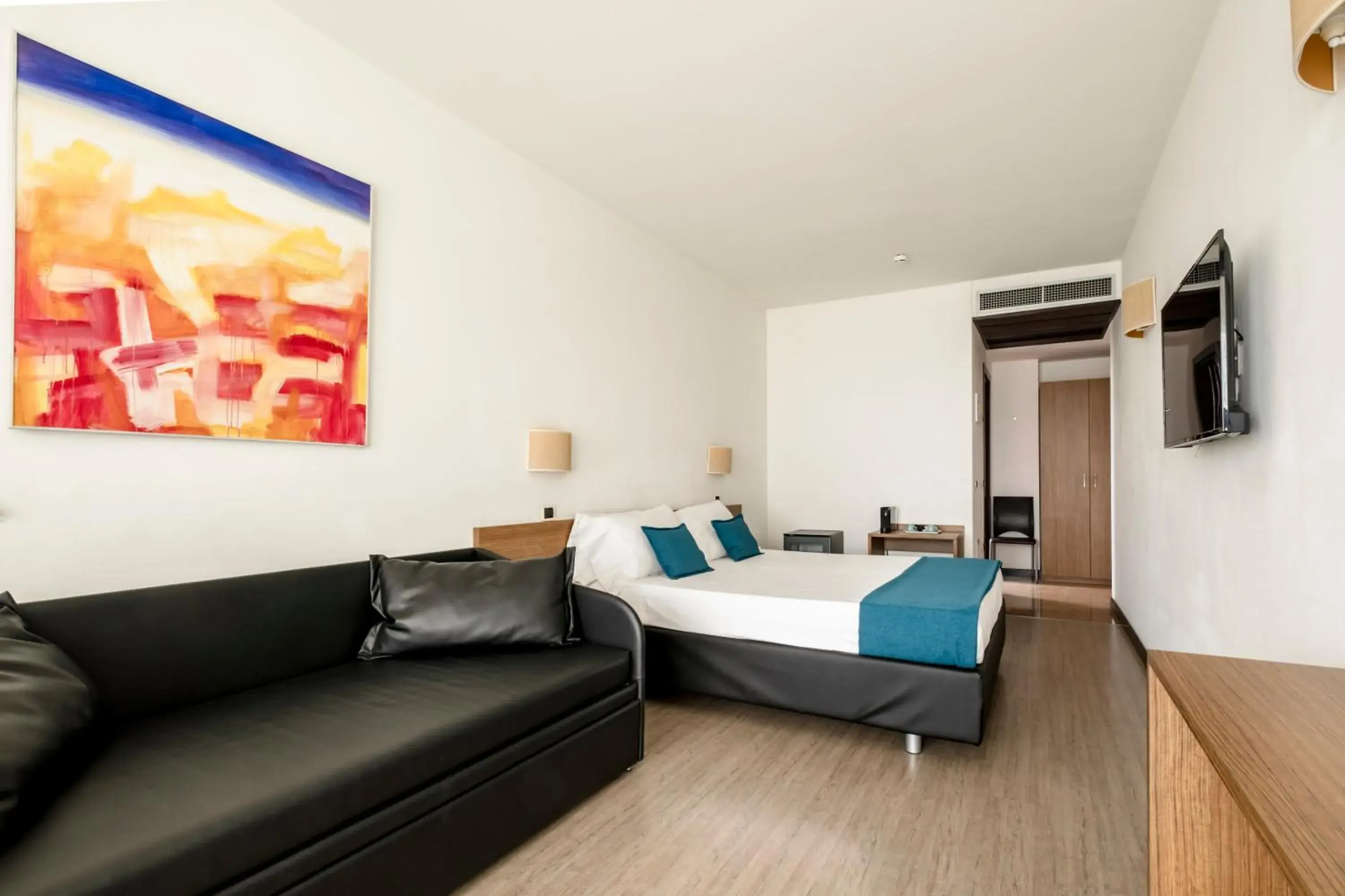 Bed in Hotel Cristallo Bed in Hotel Cristallo