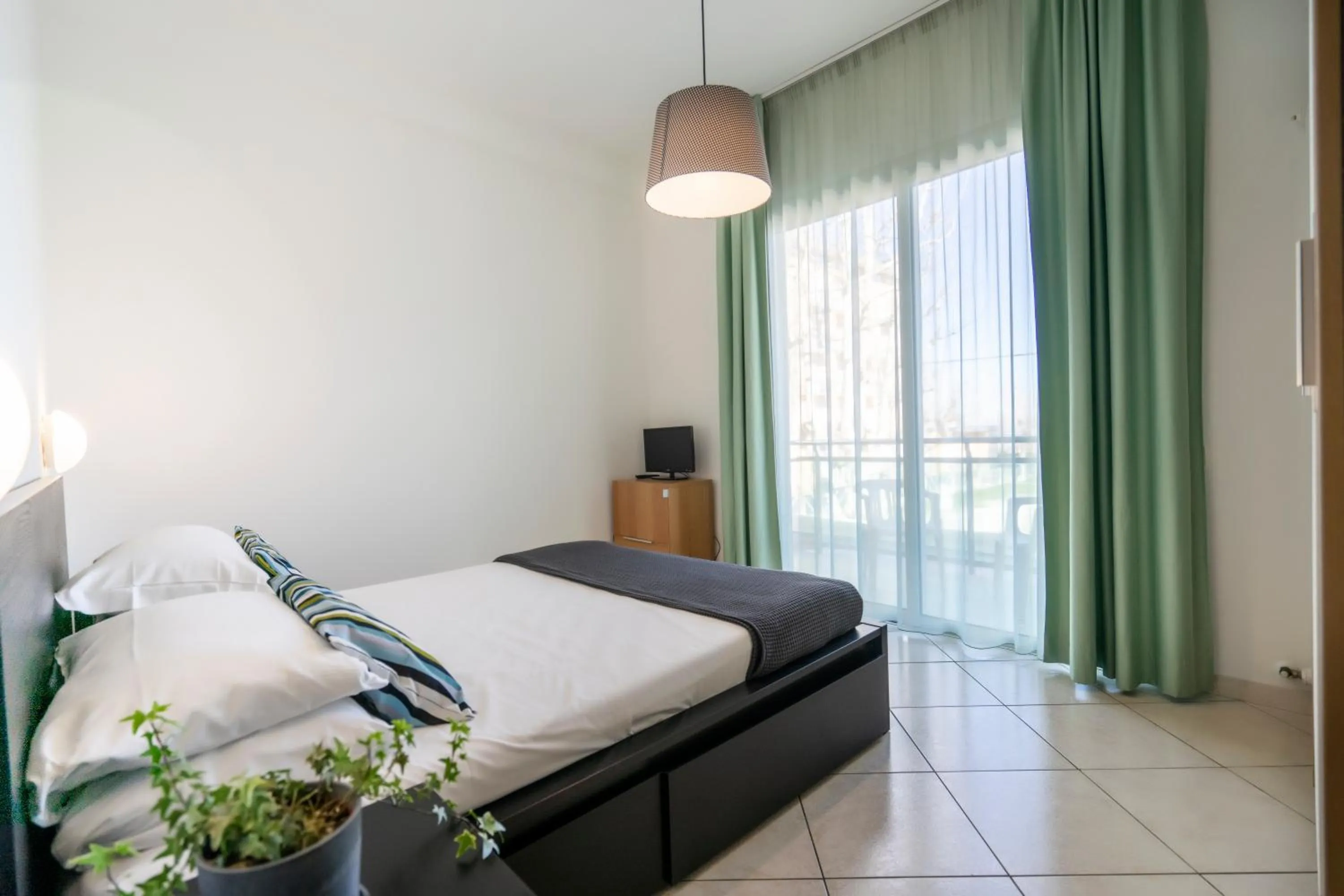 Bed in Hotel Cristallo