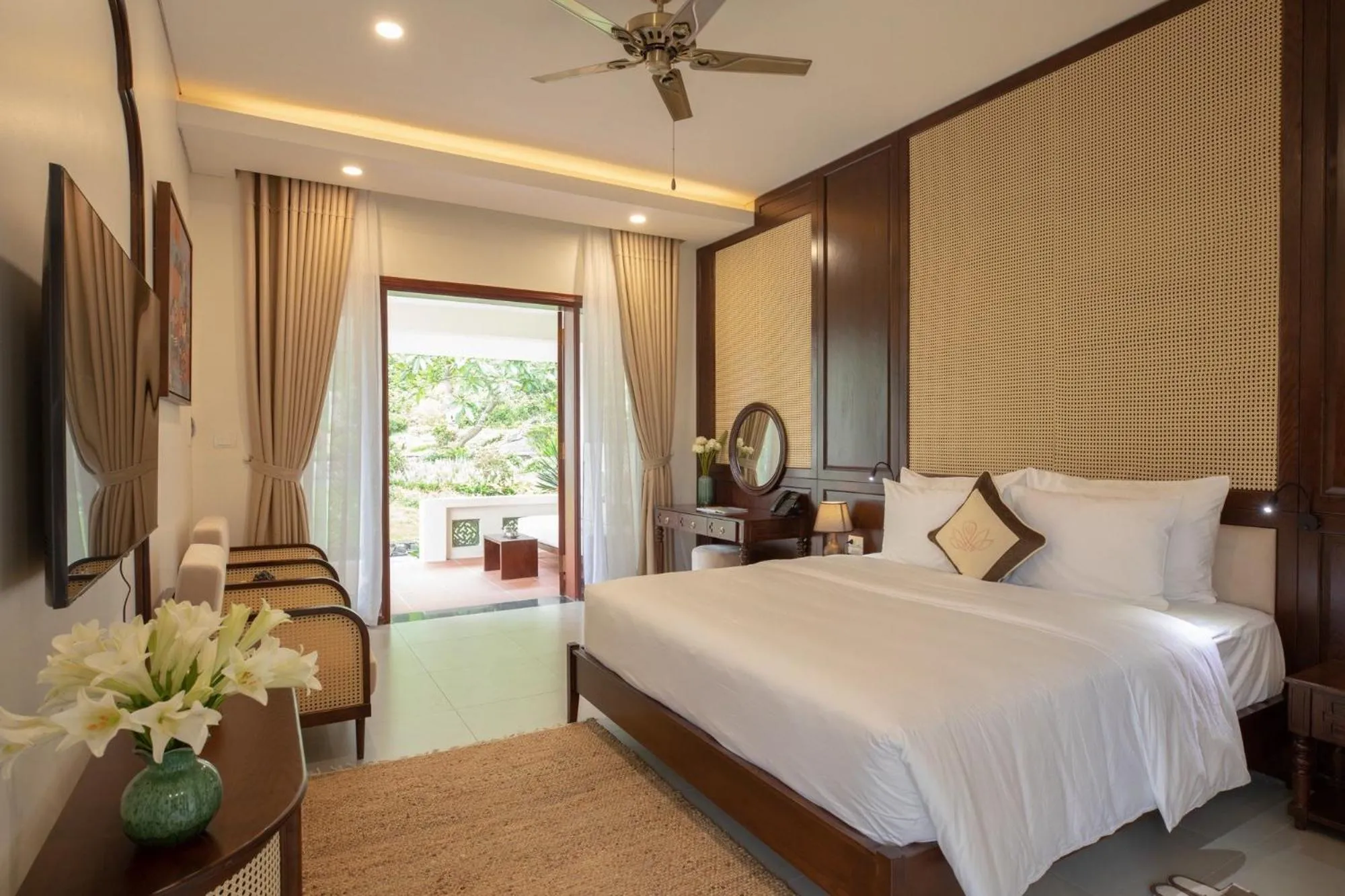 Bed in Senna Wellness Retreat