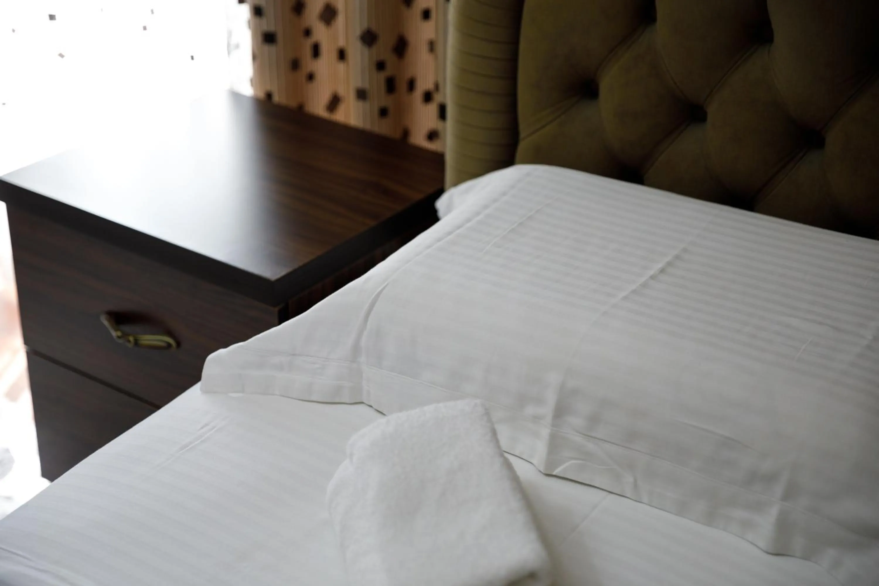 Decorative detail, Bed in Bora Hotel