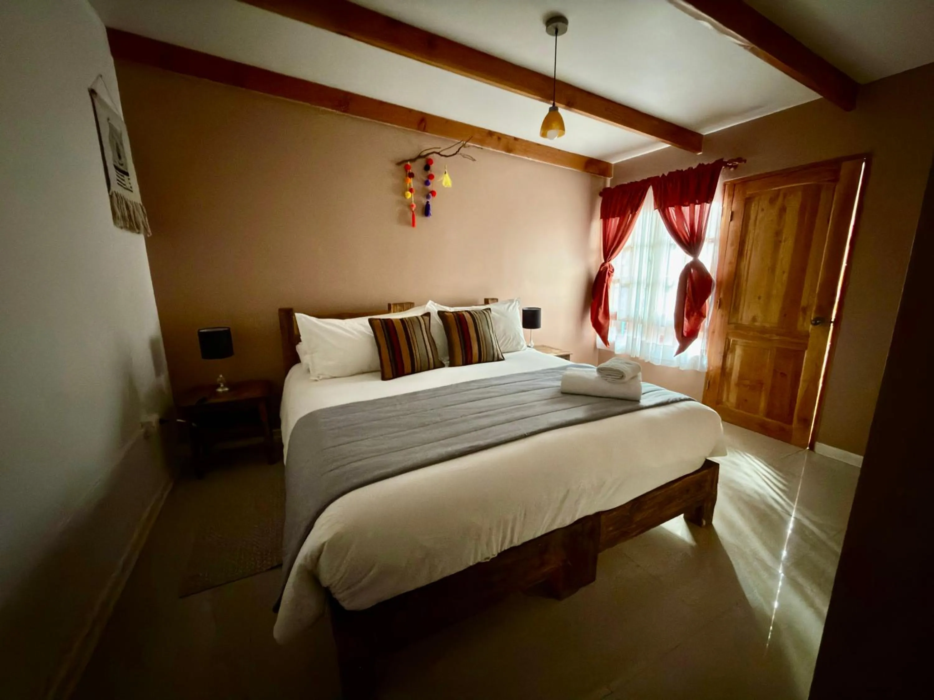 Bed in Hostal Qachi Chentura