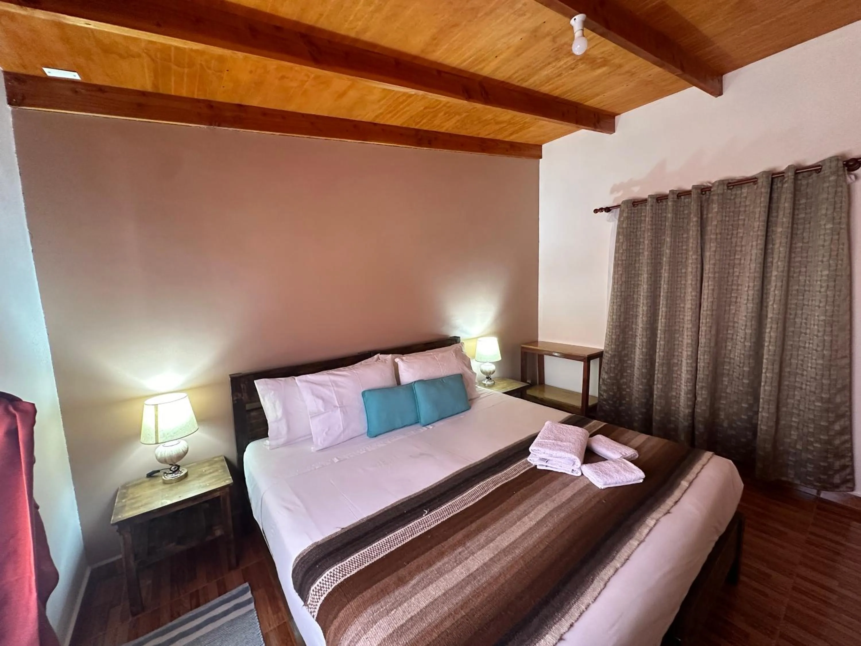 Bed in Hostal Qachi Chentura