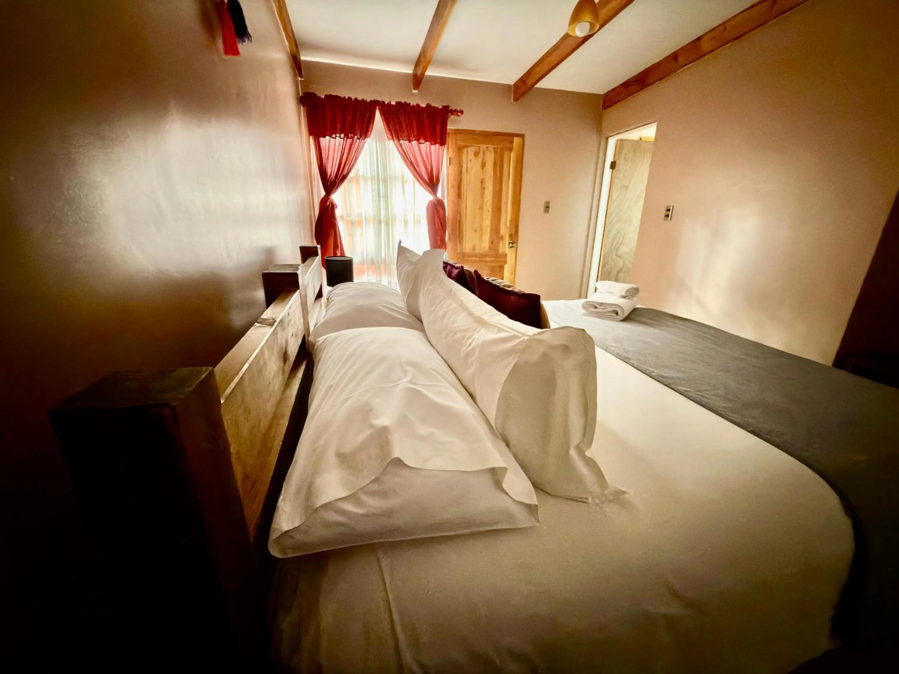 Bed in Hostal Qachi Chentura
