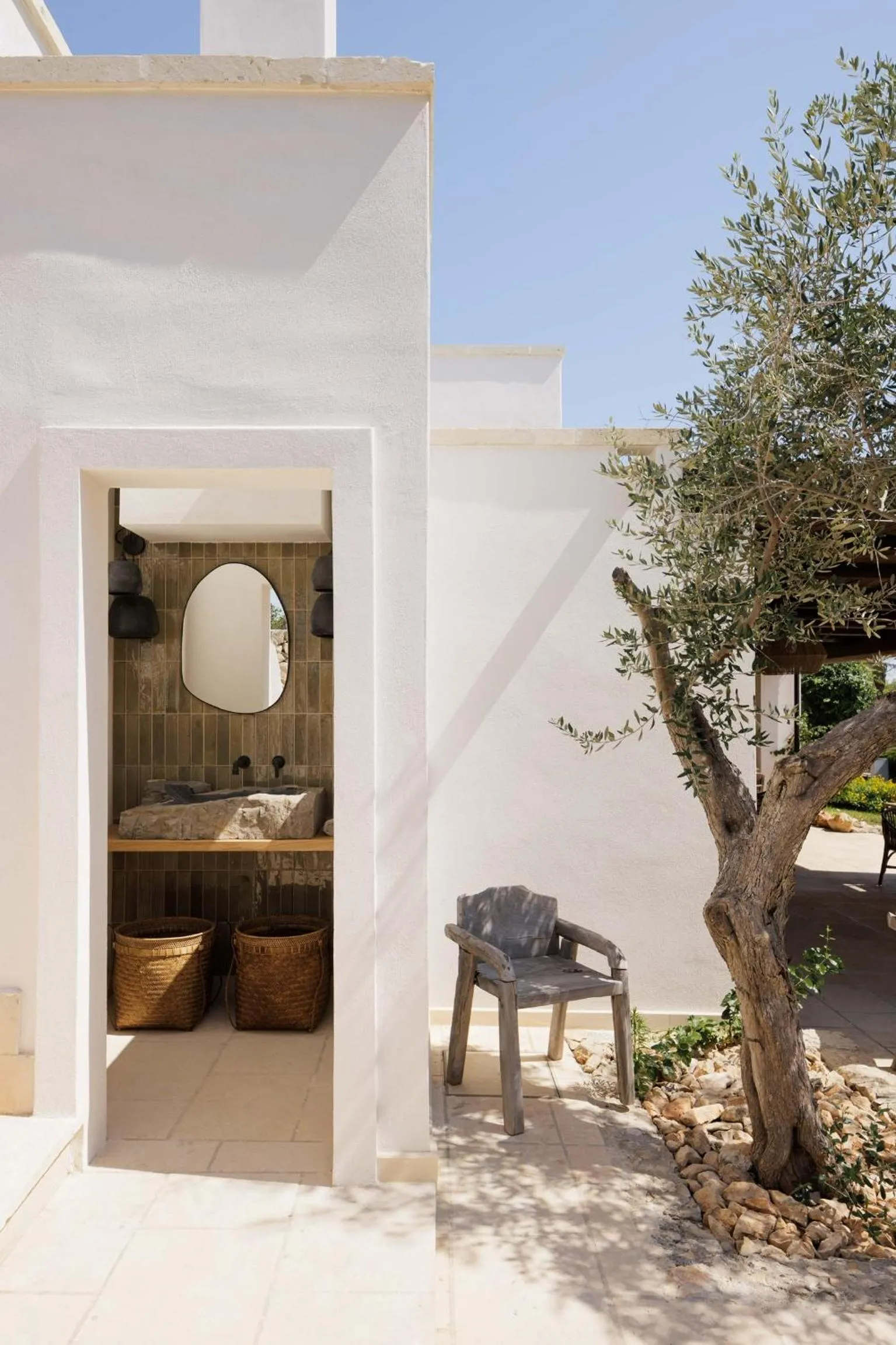 Bathroom in Tenuta Negroamaro