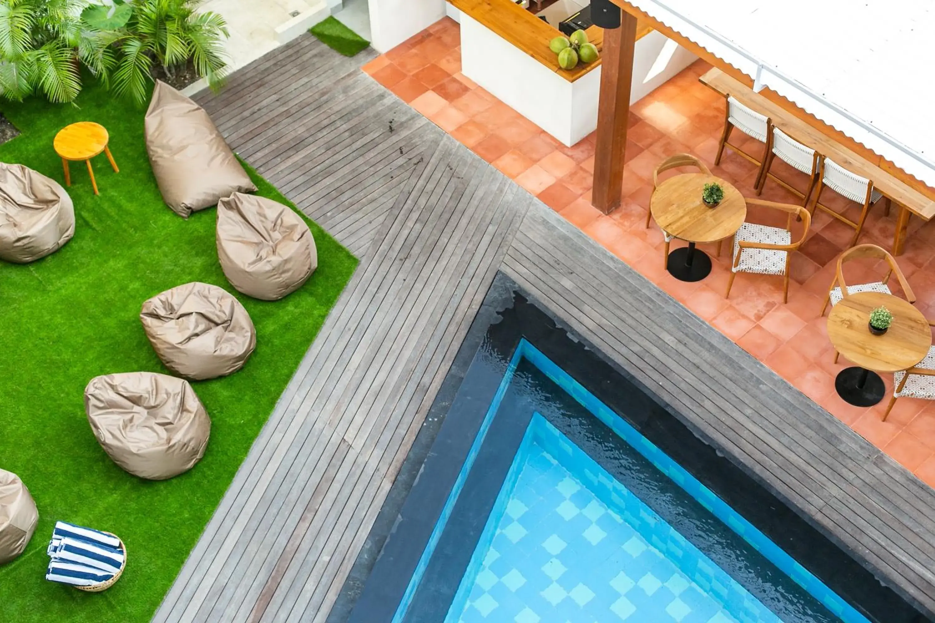 Swimming pool in Coco & Pineapple Pants Hostel Swimming pool in Coco & Pineapple Pants Hostel