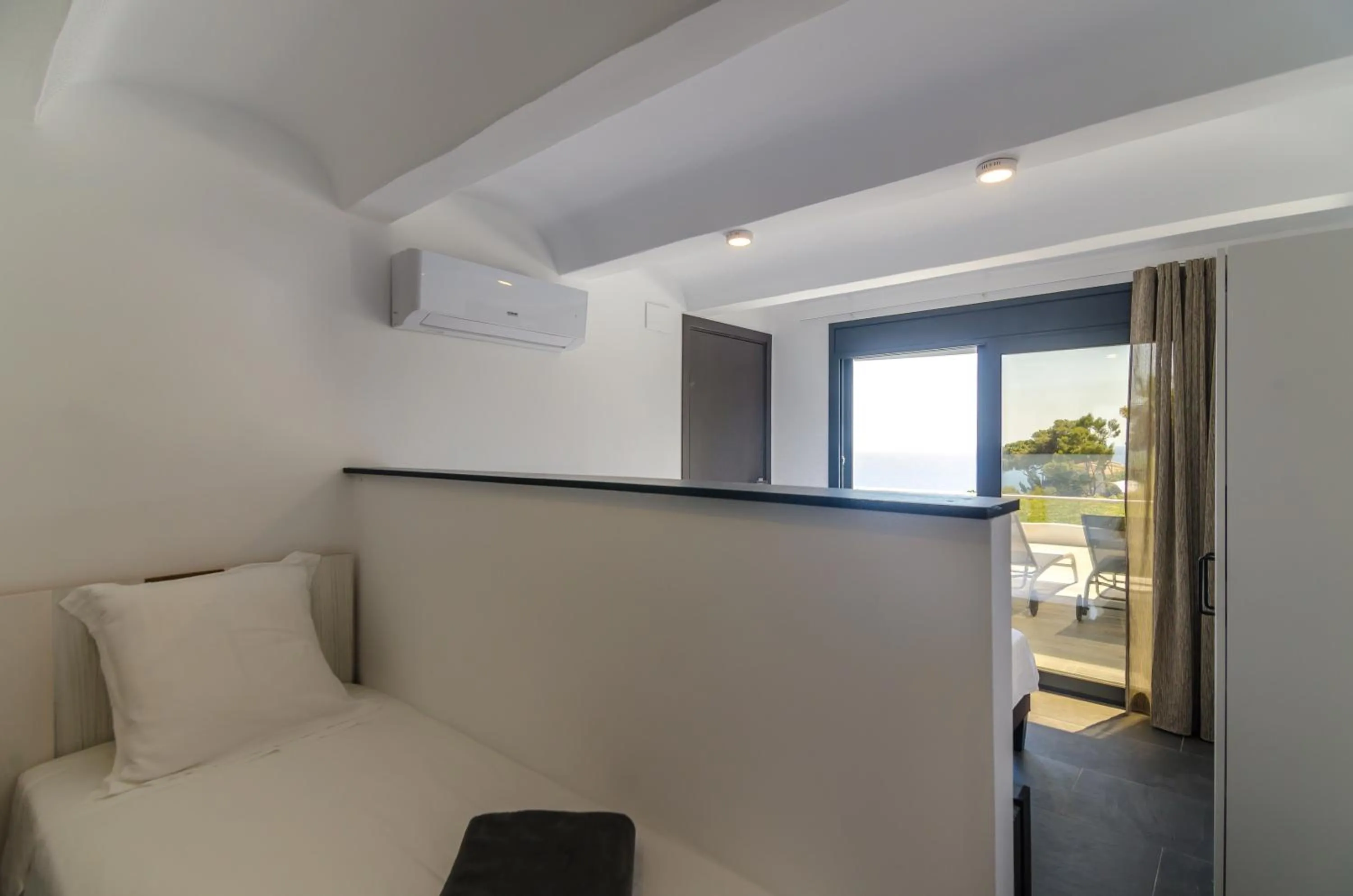 Facade/entrance in Seaside villa in Lloret de Mar with garden and pool view