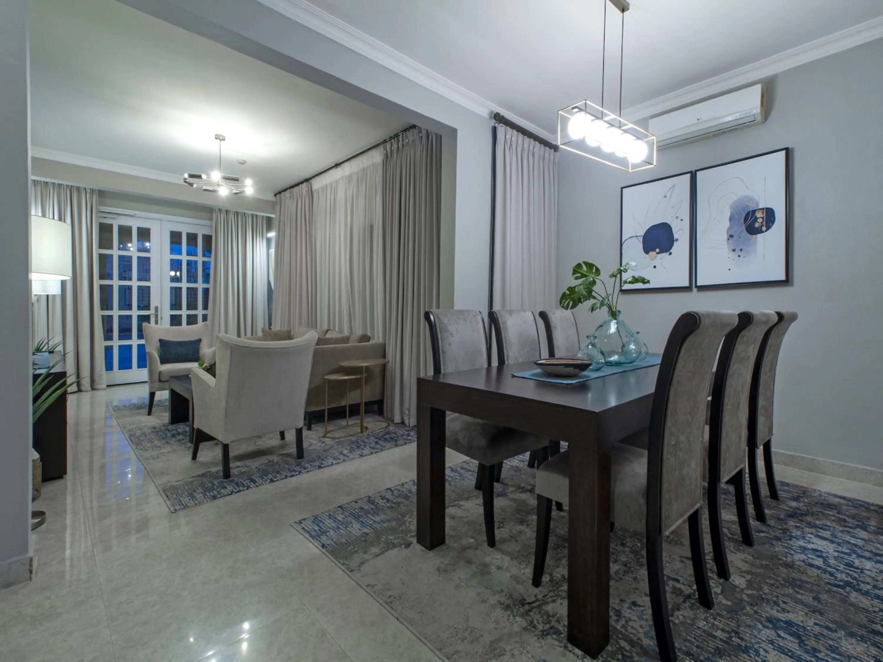 Seating area in Alvanti Residences