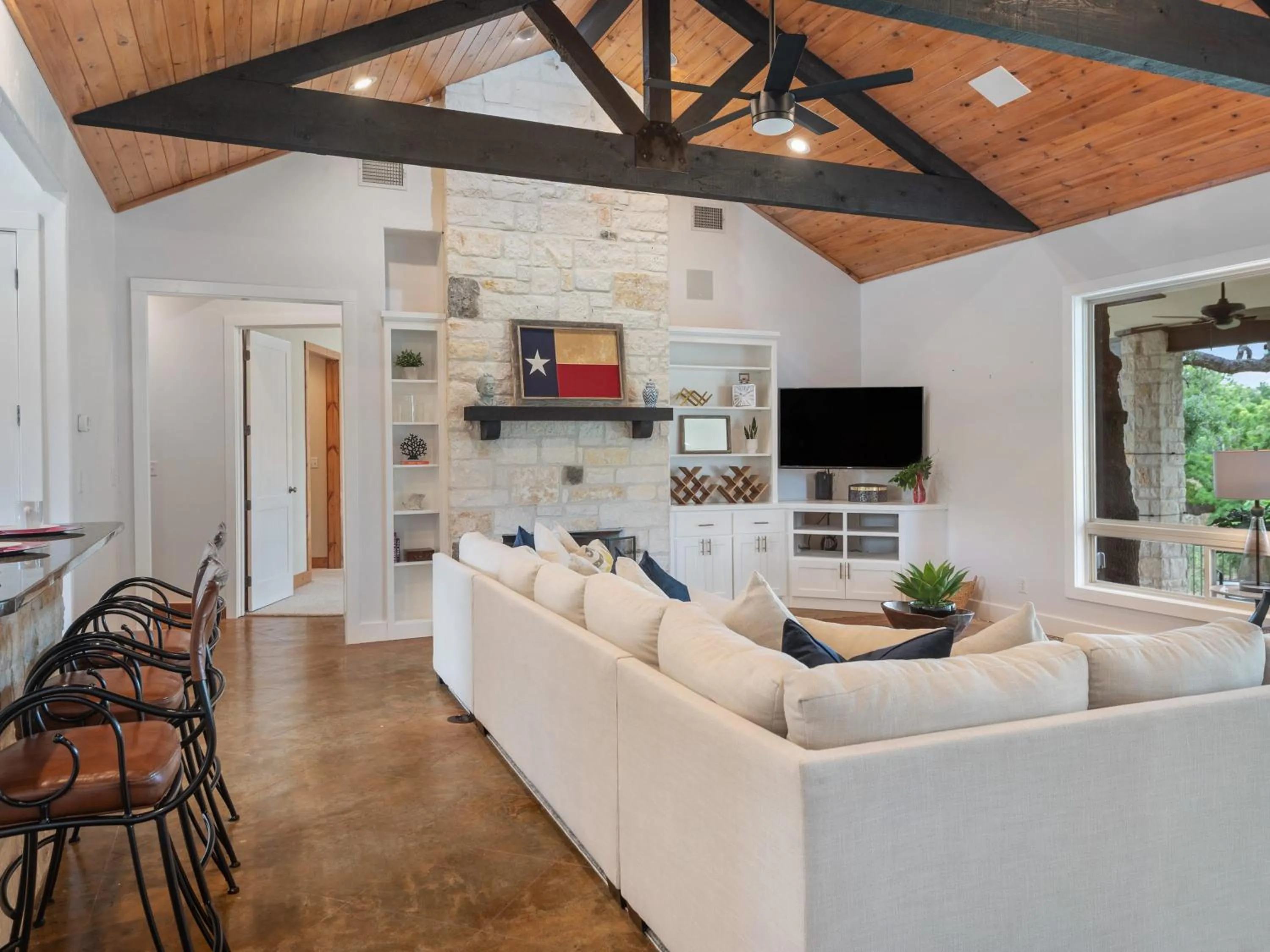 Waterfront Home with Boat Slip, Spacious Outdoor Patio and a Fenced Yard