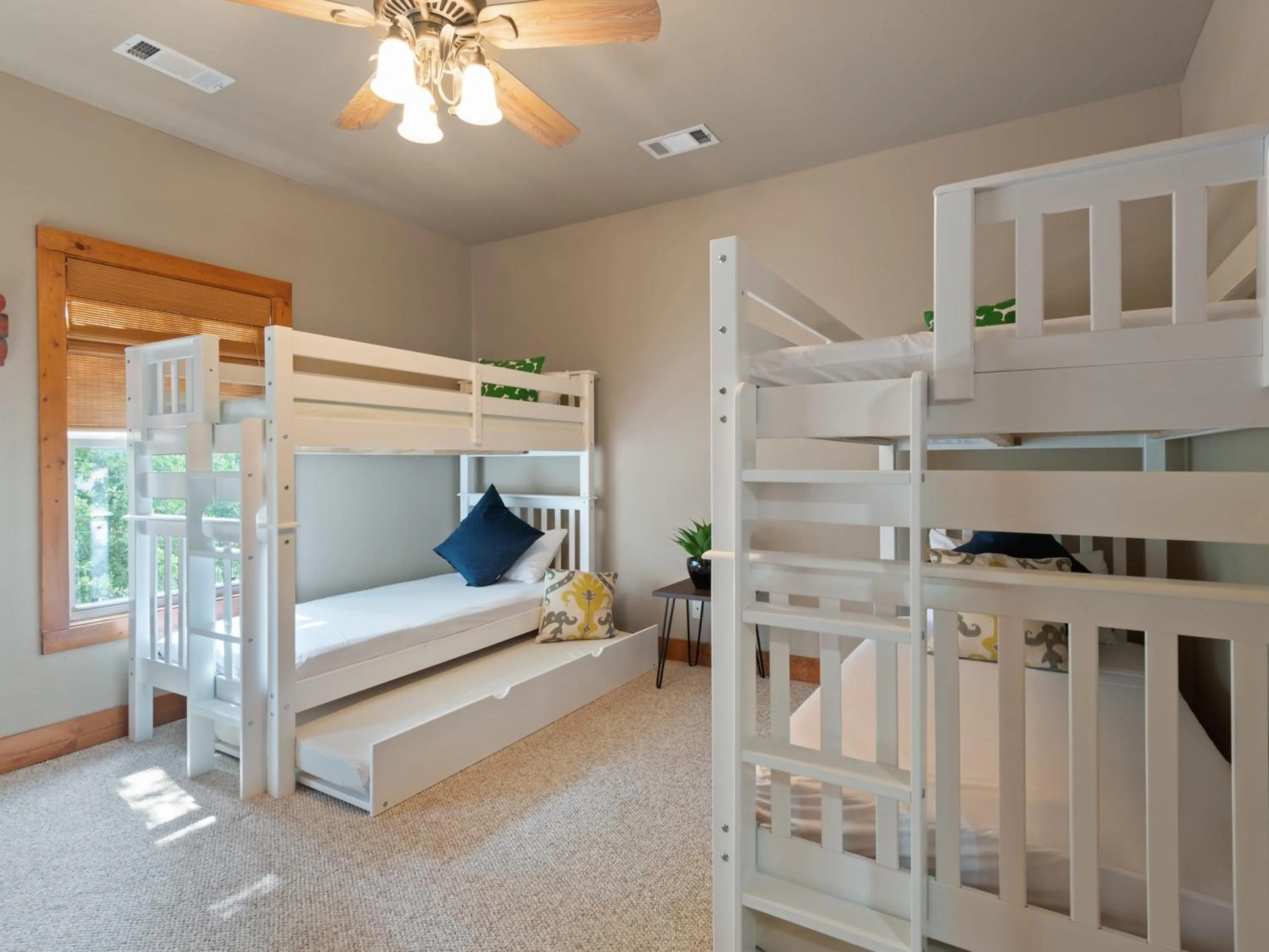 Bed in Waterfront Home with Boat Slip, Spacious Outdoor Patio and a Fenced Yard