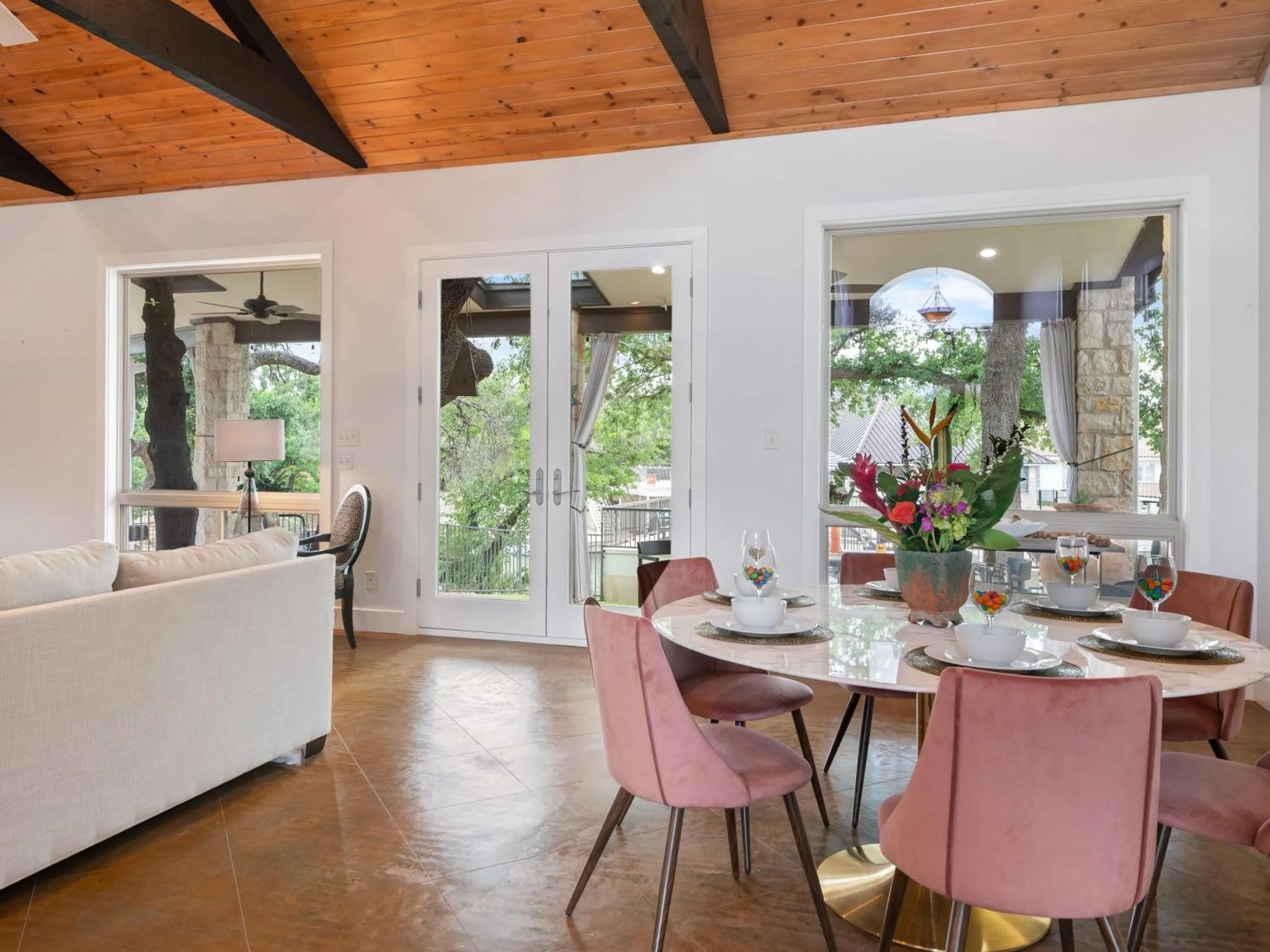 Waterfront Home with Boat Slip, Spacious Outdoor Patio and a Fenced Yard