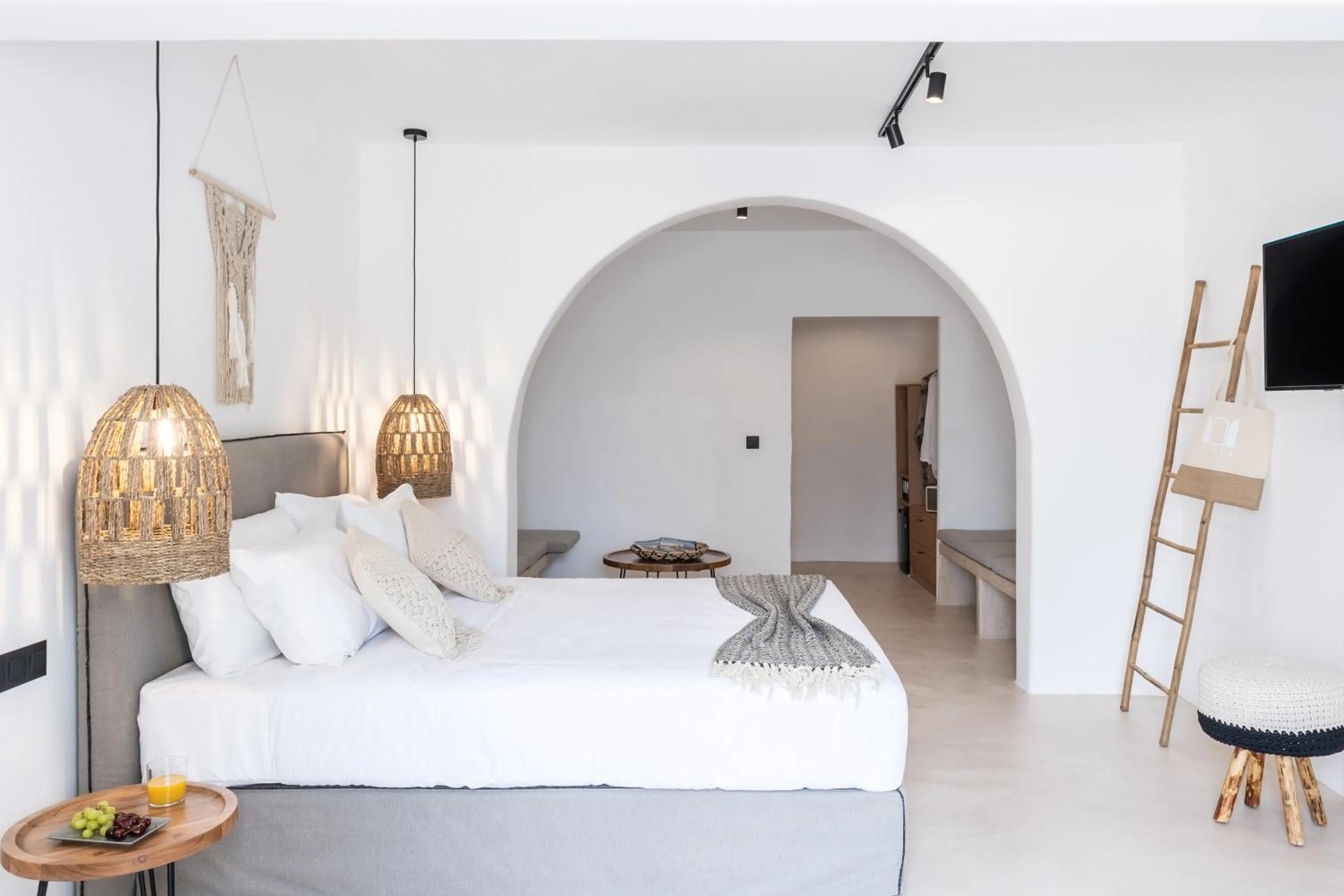 Photo of the whole room, Bed in PAREA Paros - Adults Only