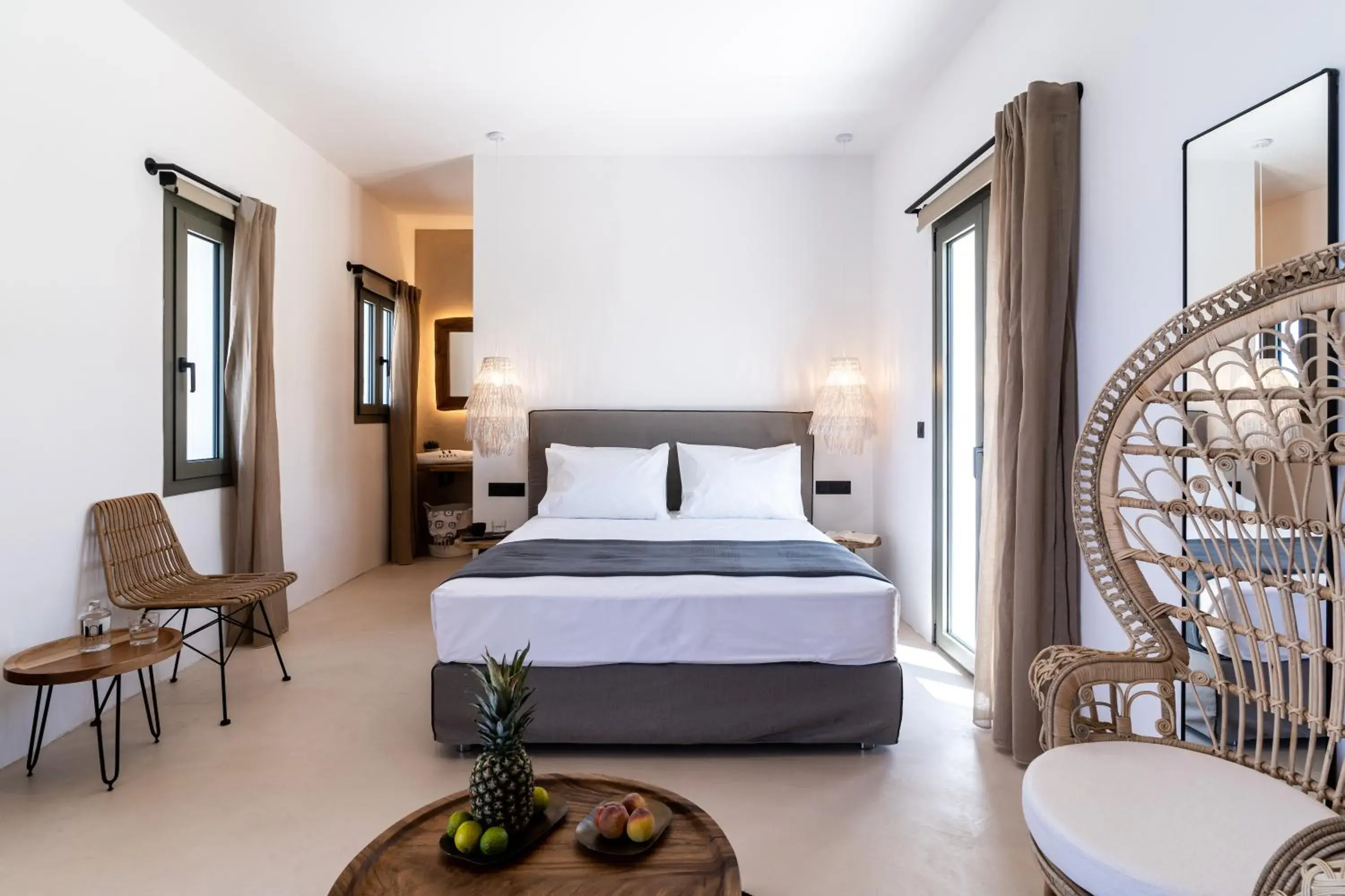 Bed in PAREA Paros - Adults Only Bed in PAREA Paros - Adults Only