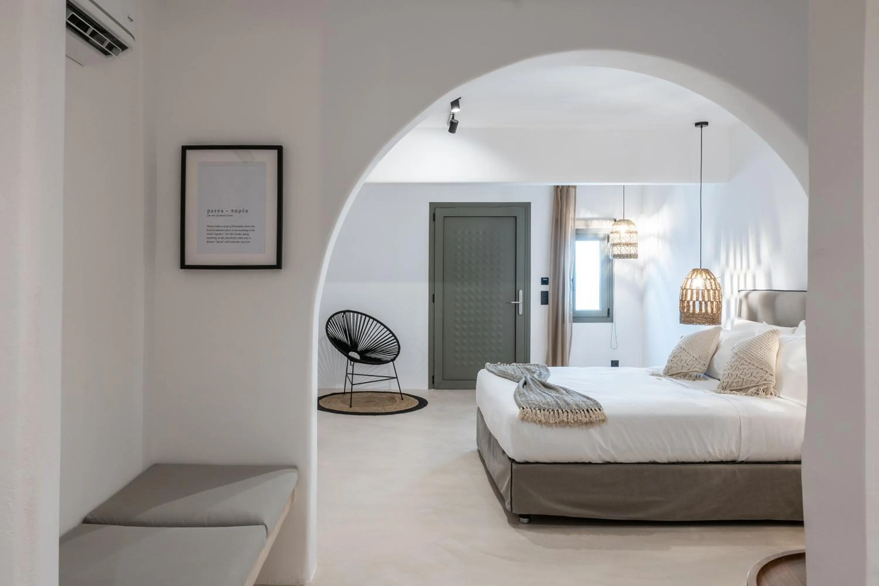 Photo of the whole room, Bed in PAREA Paros - Adults Only