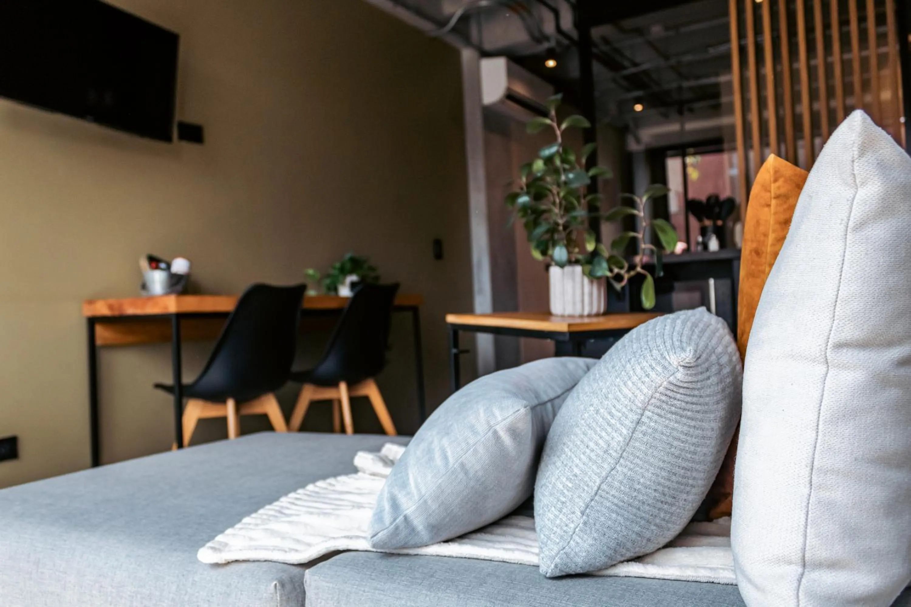 Seating area, Bed in Beminimal Hotel