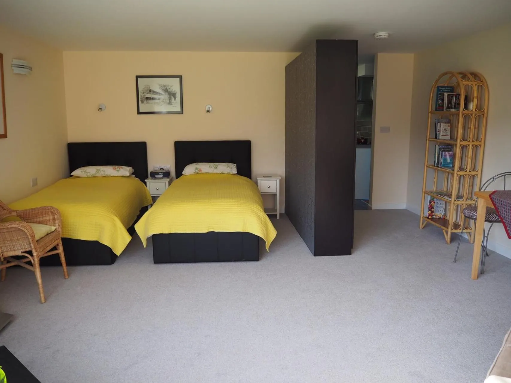 Bedroom, Bed in Truro apartment in a stunning quiet location