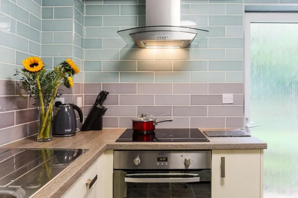 Kitchen or kitchenette in Truro apartment in a stunning quiet location