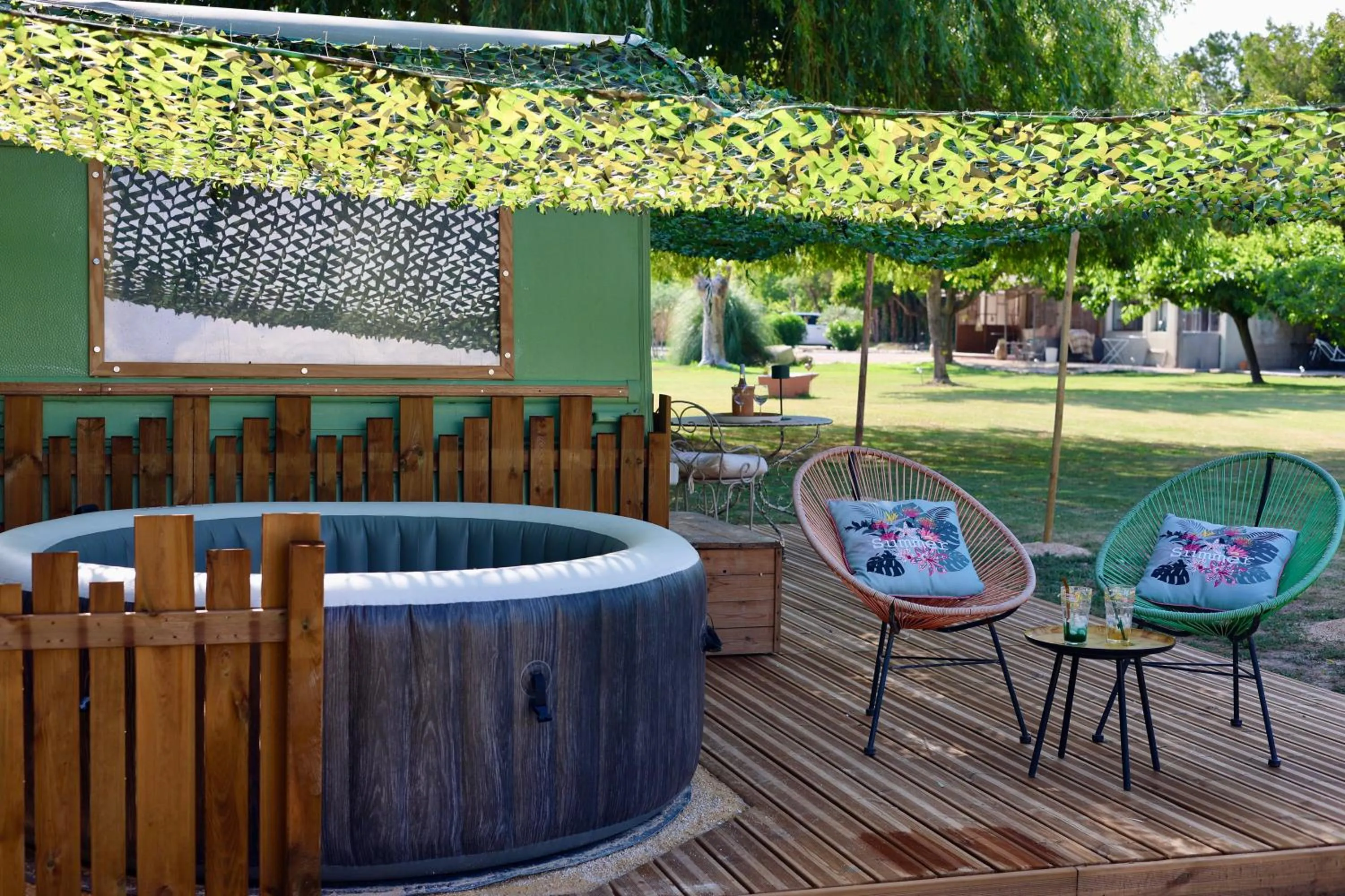 Natural landscape in Mas des muses