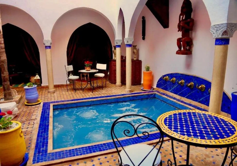 Pool view in Riad Rêve d Antan , Real Dream
