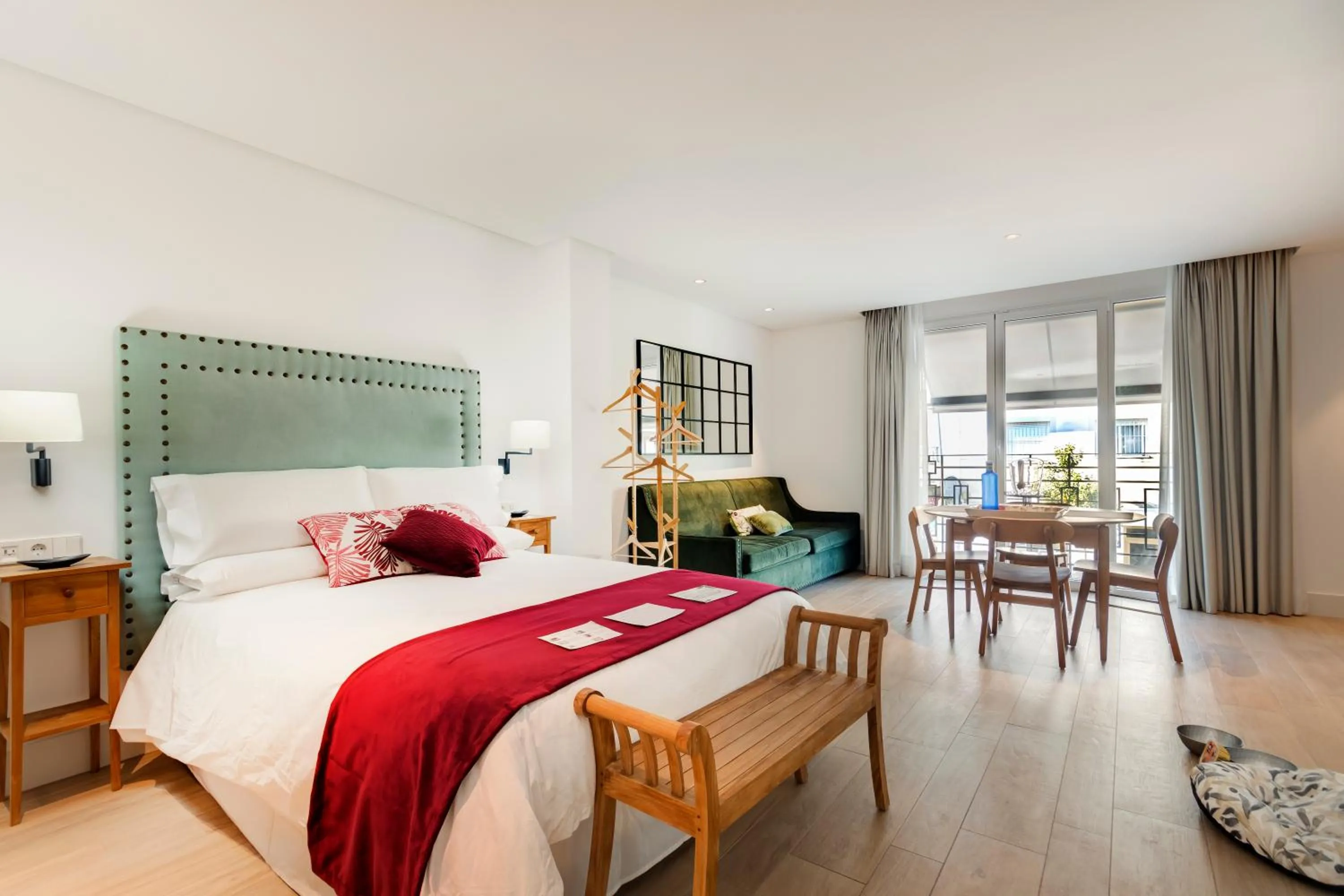 Bed in Apartamentos Turísticos La Plaza