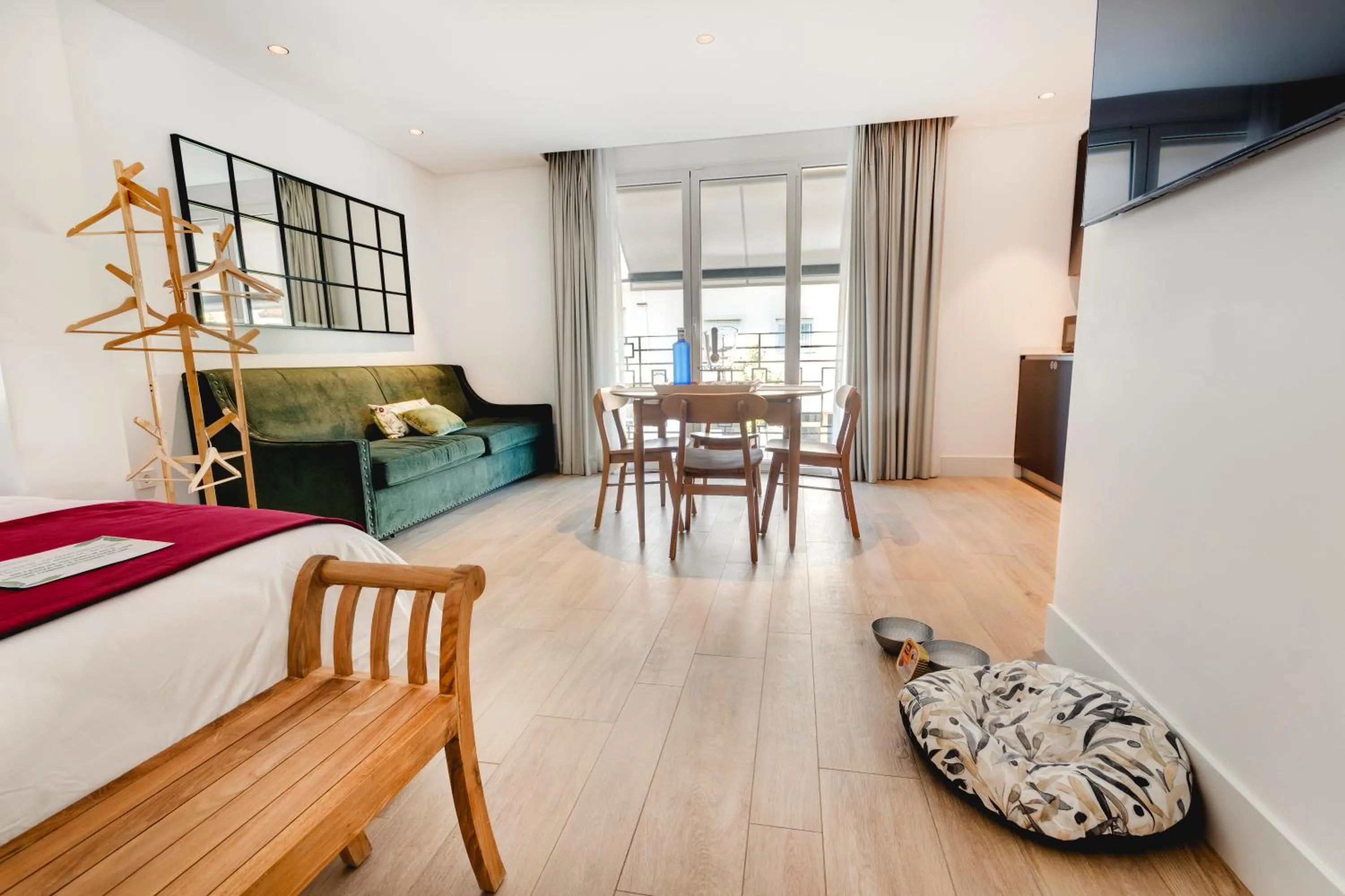 Bed in Apartamentos Turísticos La Plaza