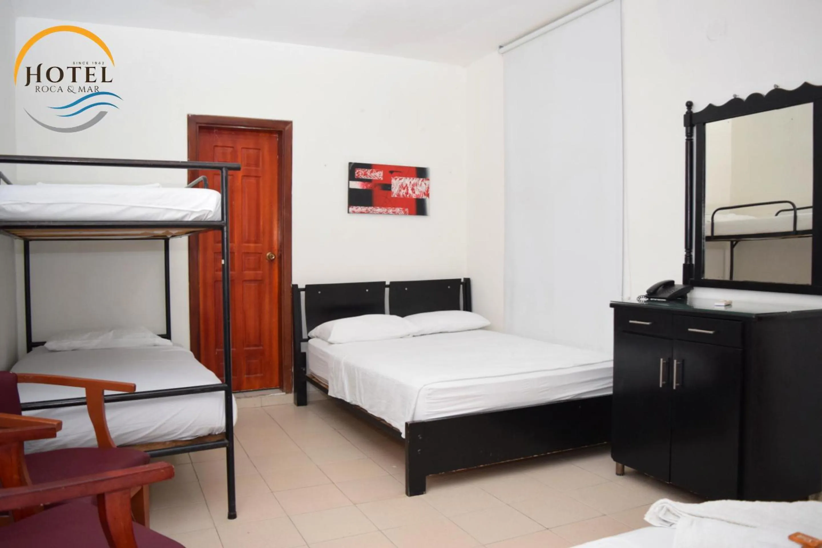 Bed in Hotel Roca & Mar