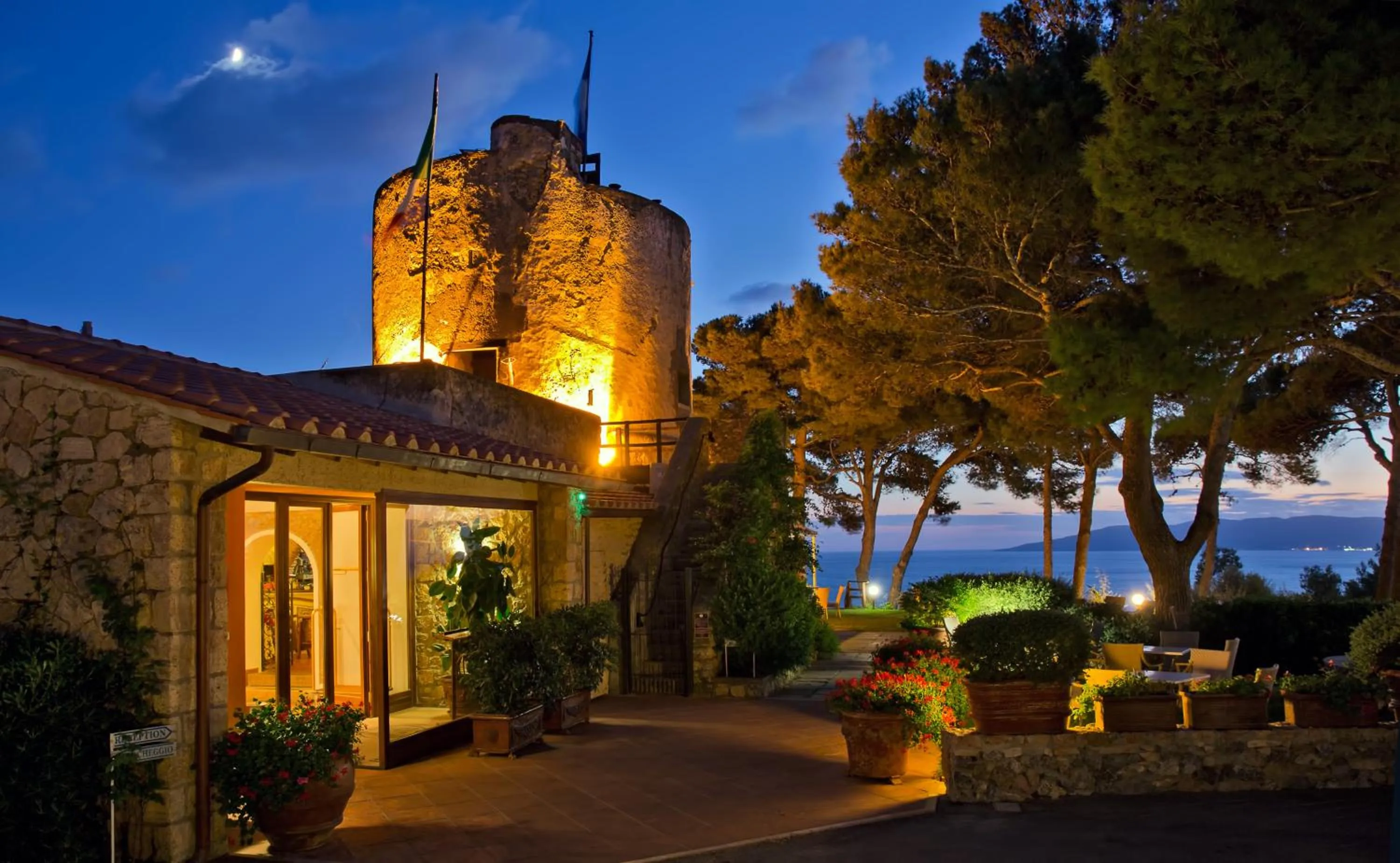 Property building in Boutique Hotel Torre Di Cala Piccola