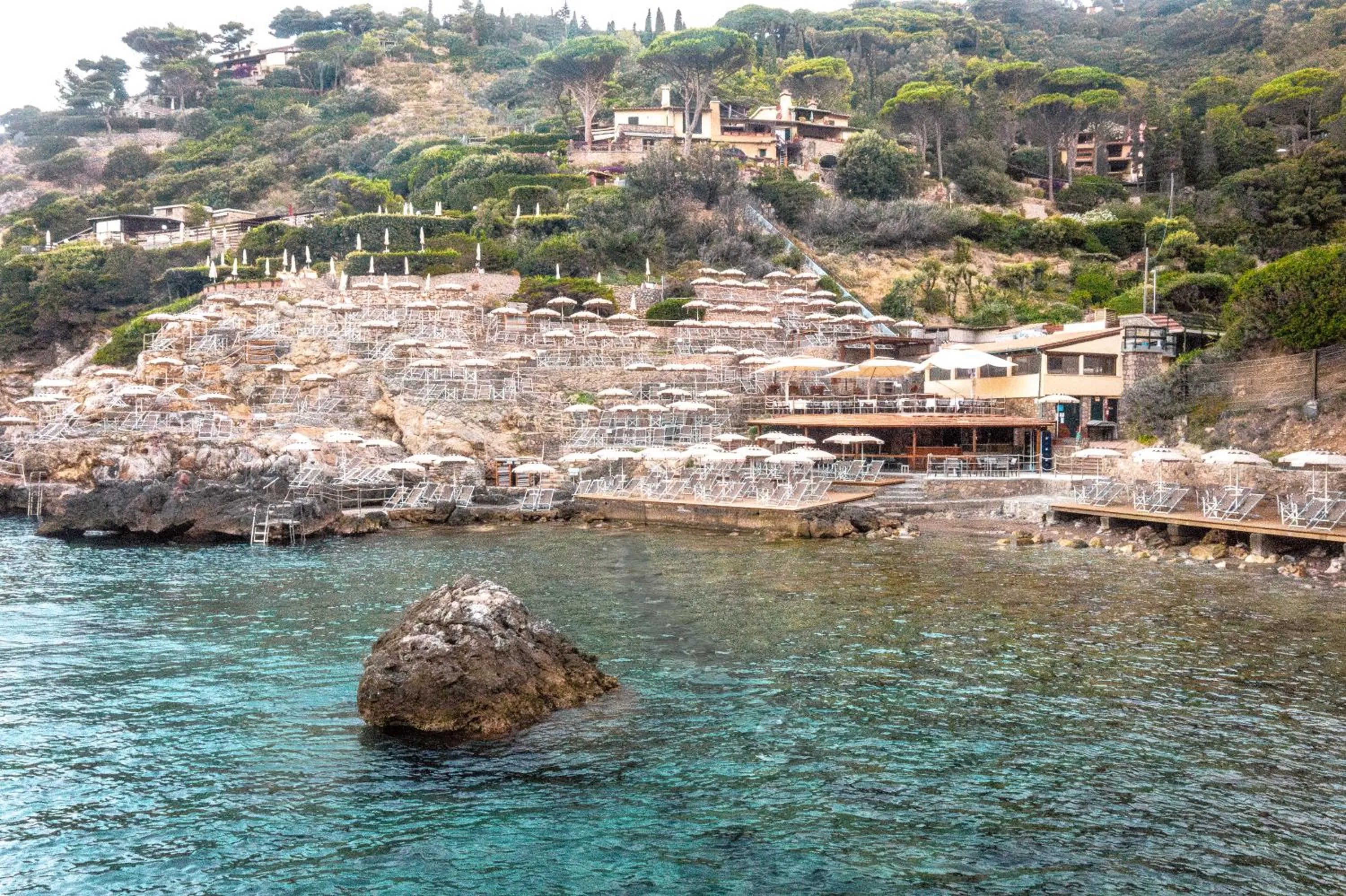 Natural landscape in Boutique Hotel Torre Di Cala Piccola