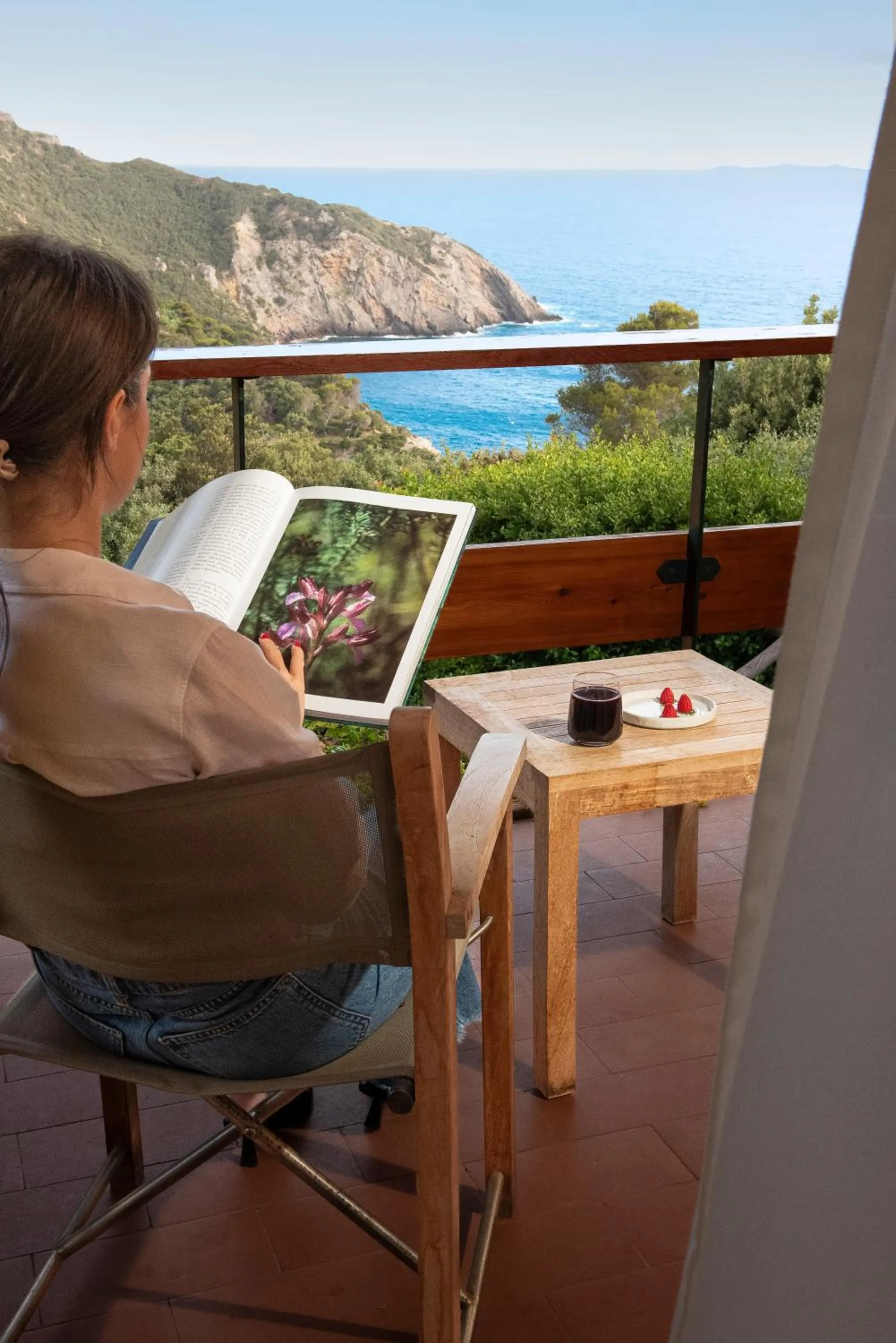 Patio in Boutique Hotel Torre Di Cala Piccola