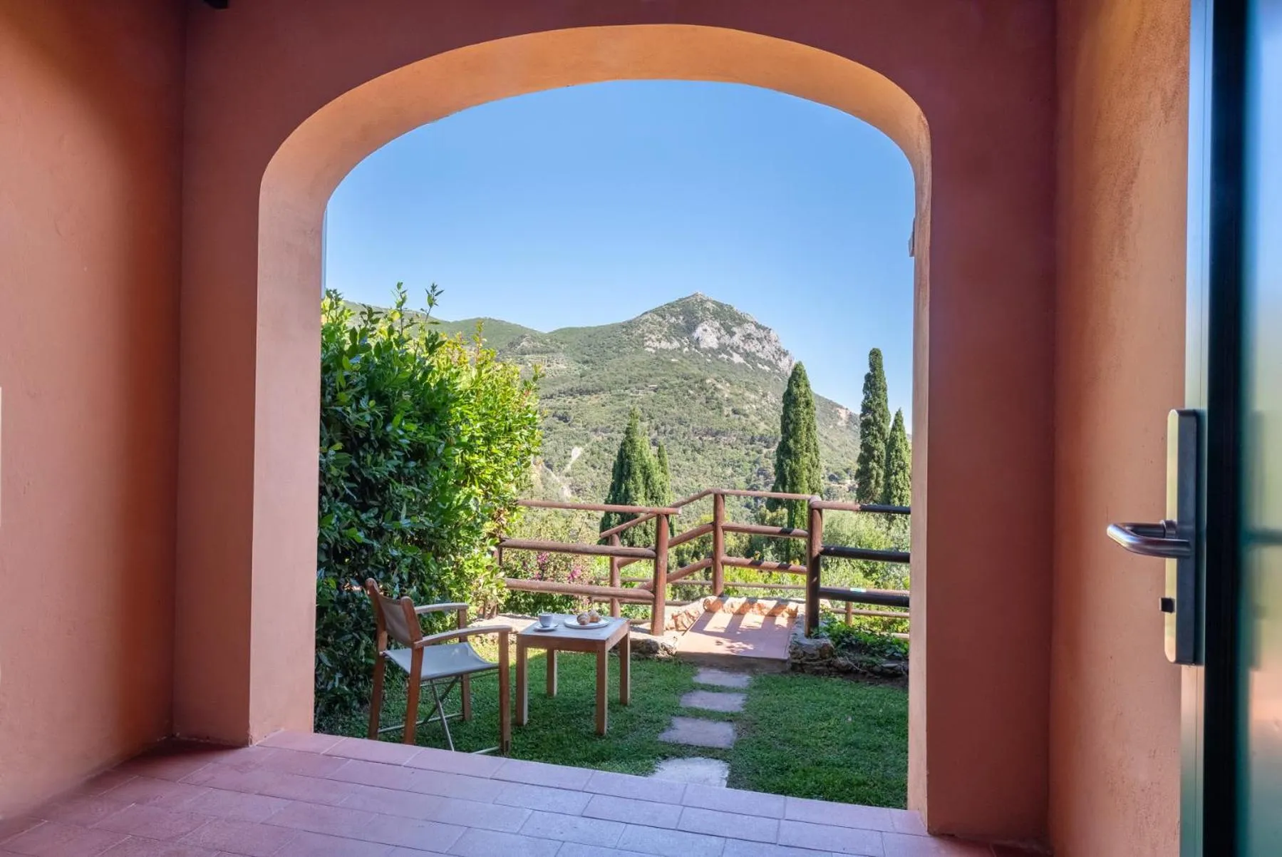Balcony/Terrace in Boutique Hotel Torre Di Cala Piccola