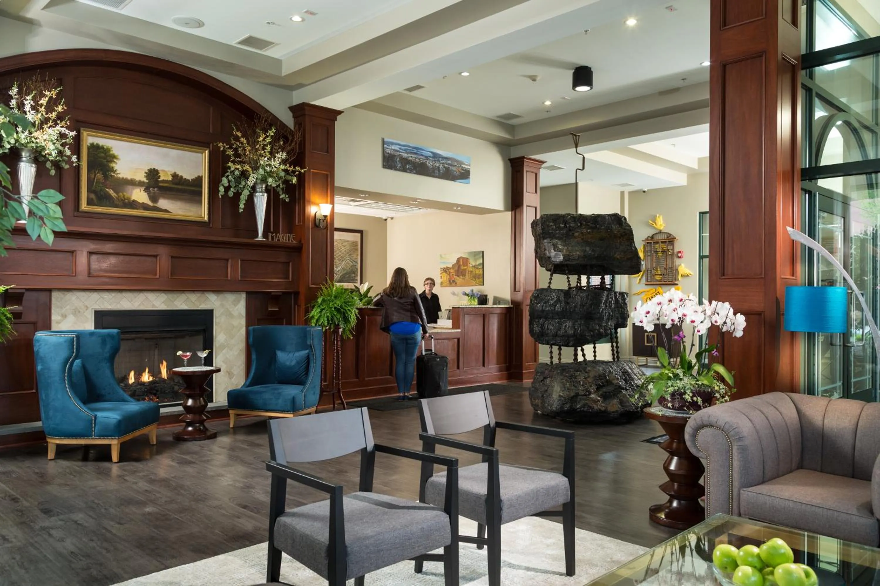 Lobby or reception in Hotel Anthracite